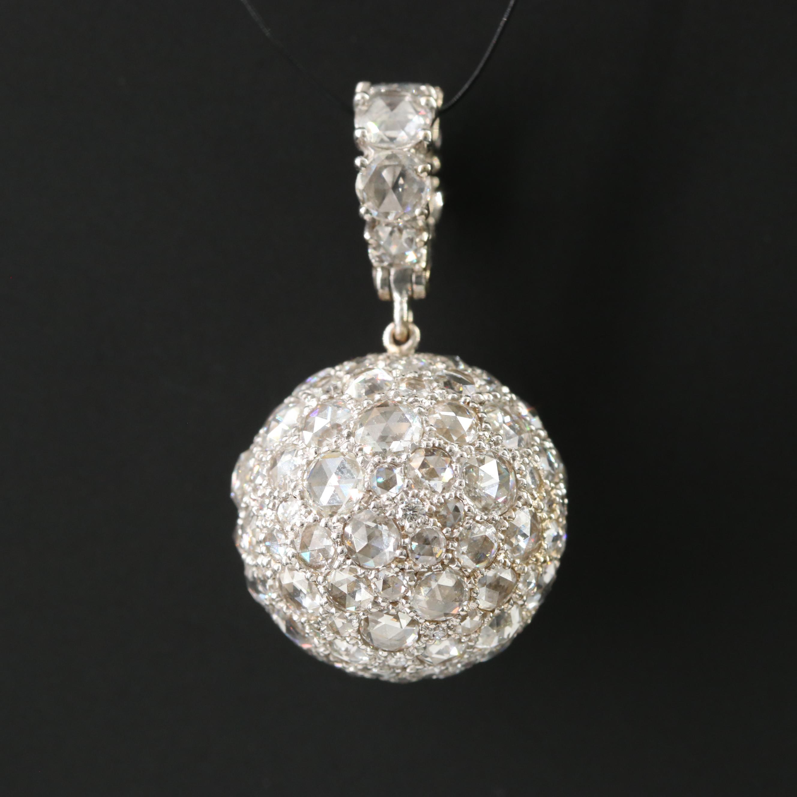 18K 4.62 CTW Diamond Pendant