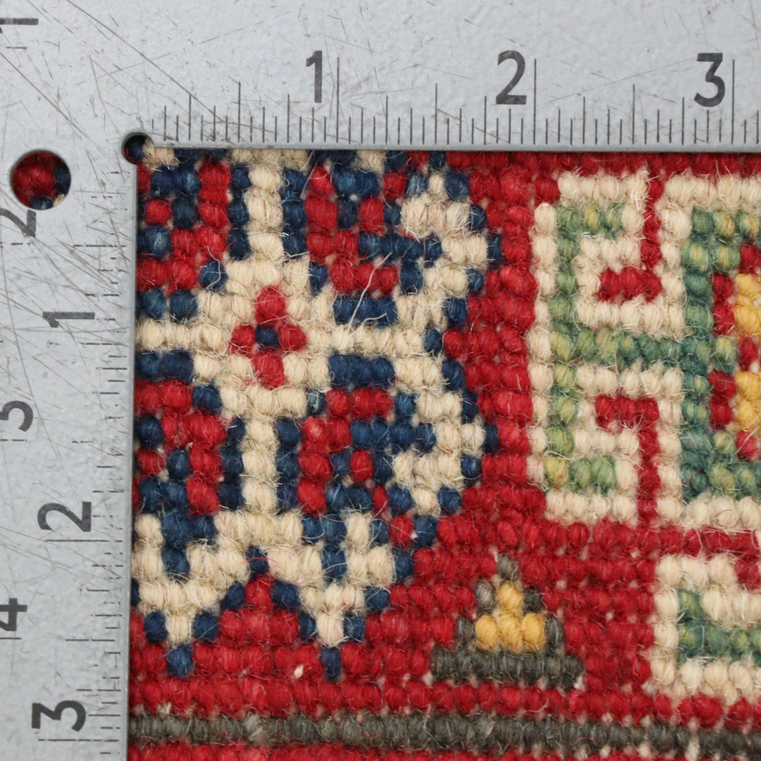 2'10 x 8'1 Hand-Knotted Pakistani Kazak Carpet Runner