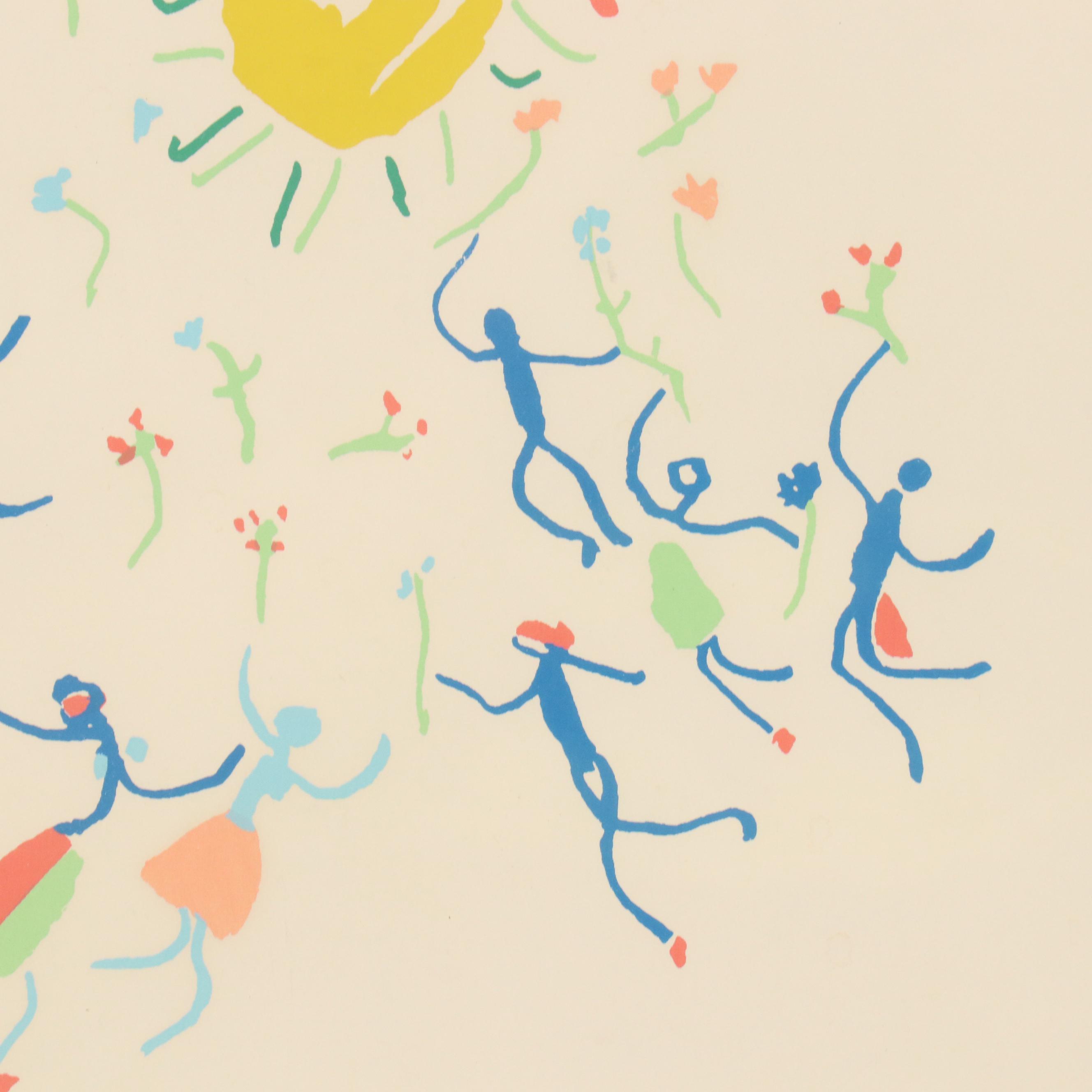 Serigraph After Pablo Picasso "La ronde de la jeunesse au soleil"