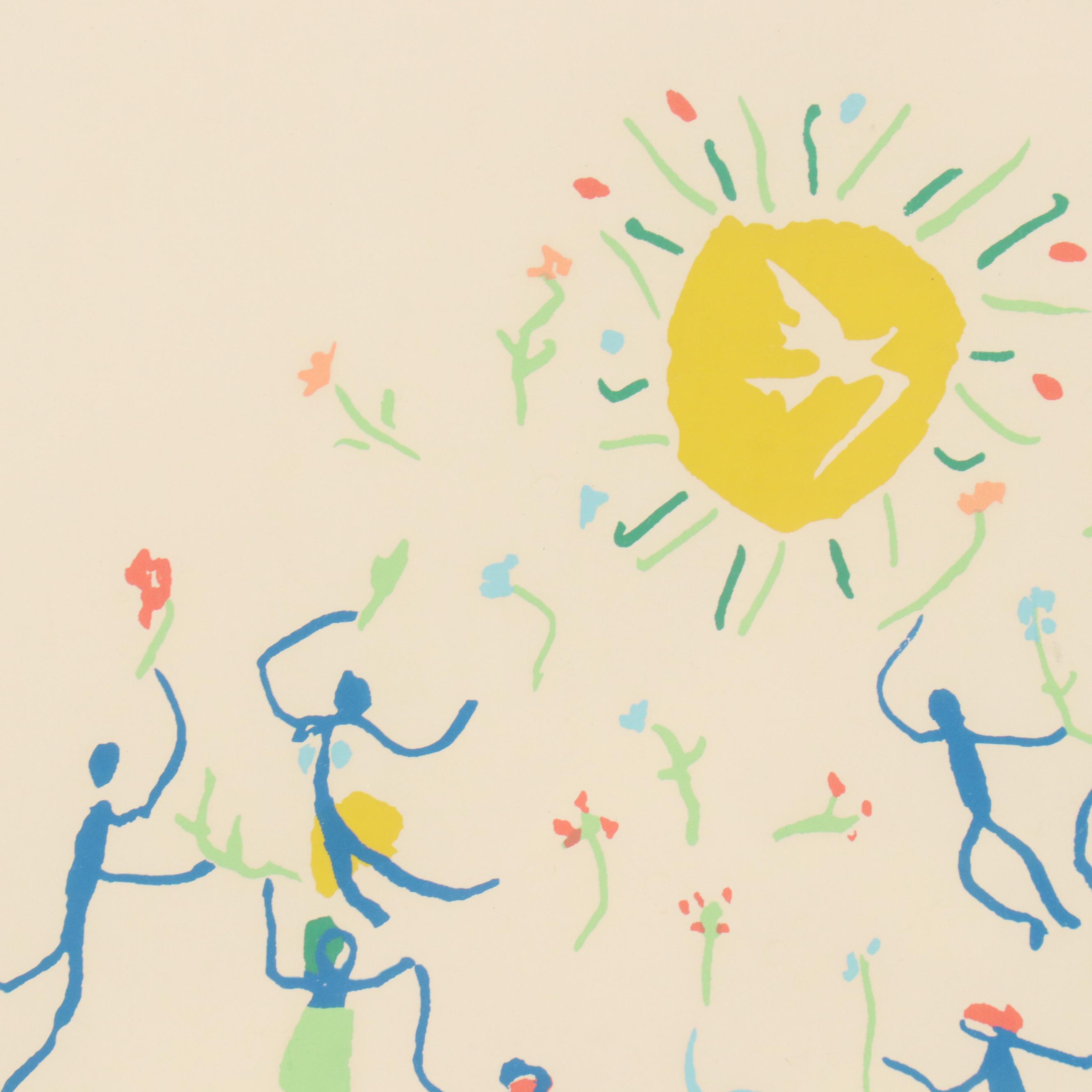 Serigraph After Pablo Picasso "La ronde de la jeunesse au soleil"