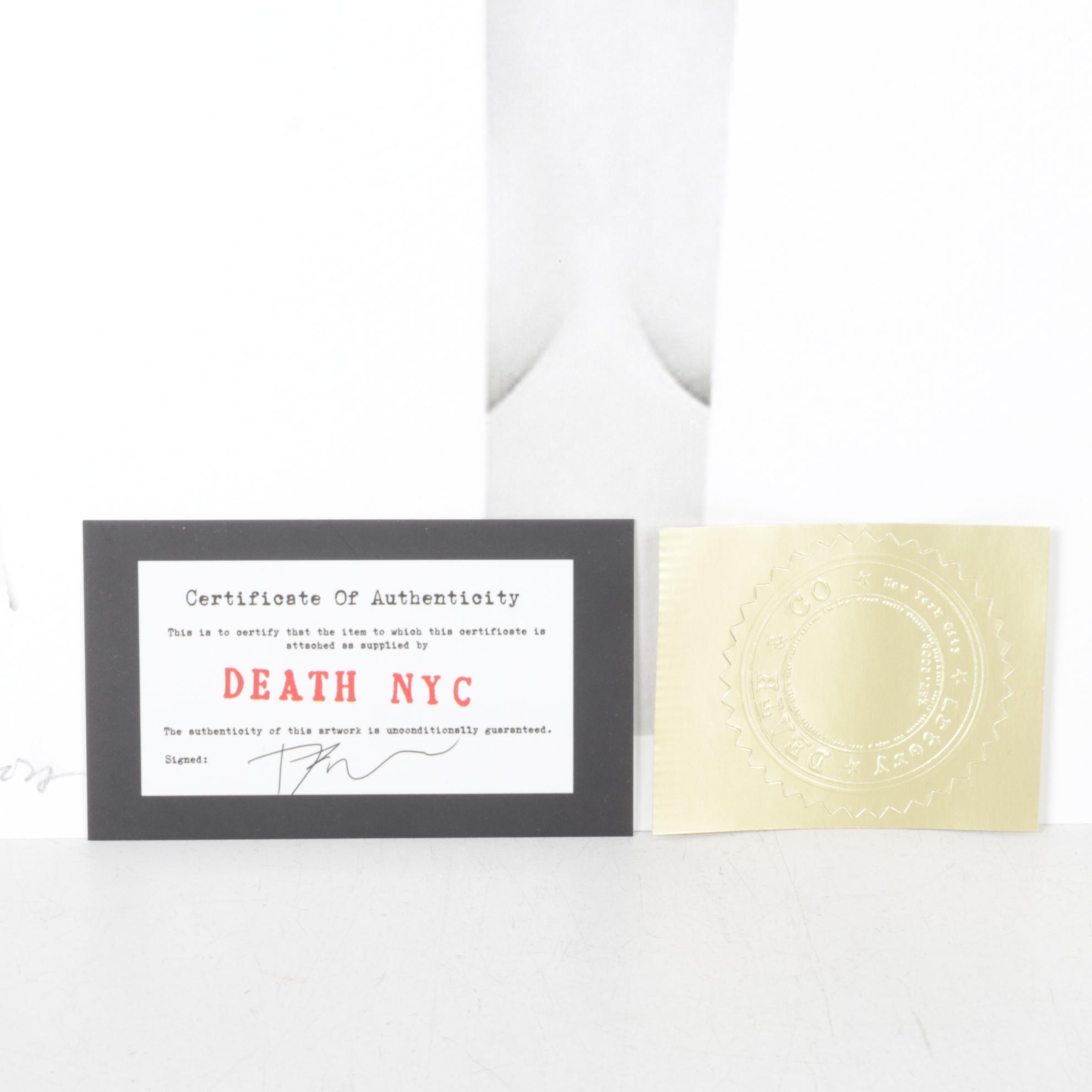 Death NYC Pop Art Homage to Coco Chanel Perfume, 2025