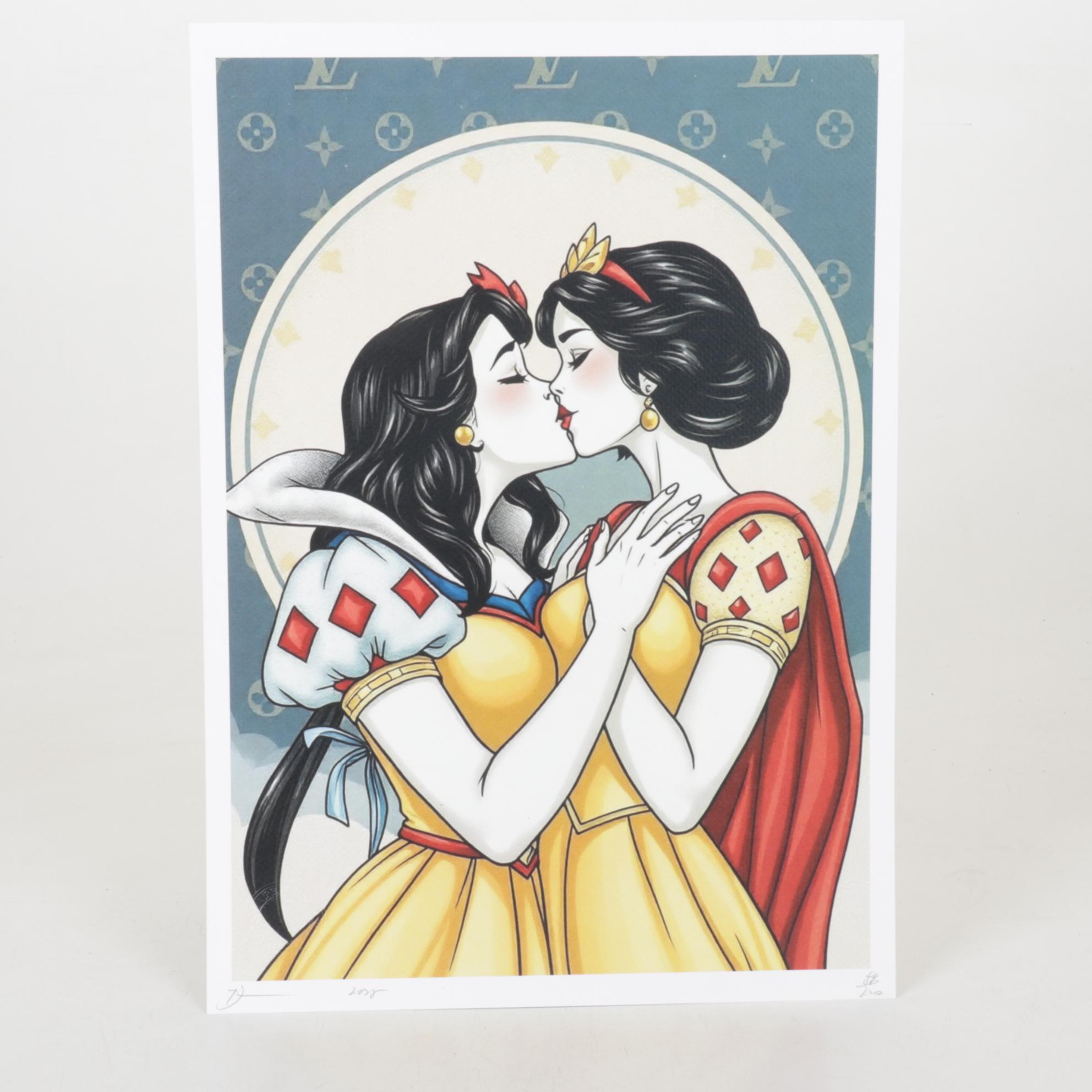 Death NYC Pop Art Homage to Disney Princesses x Louis Vuitton, 2025