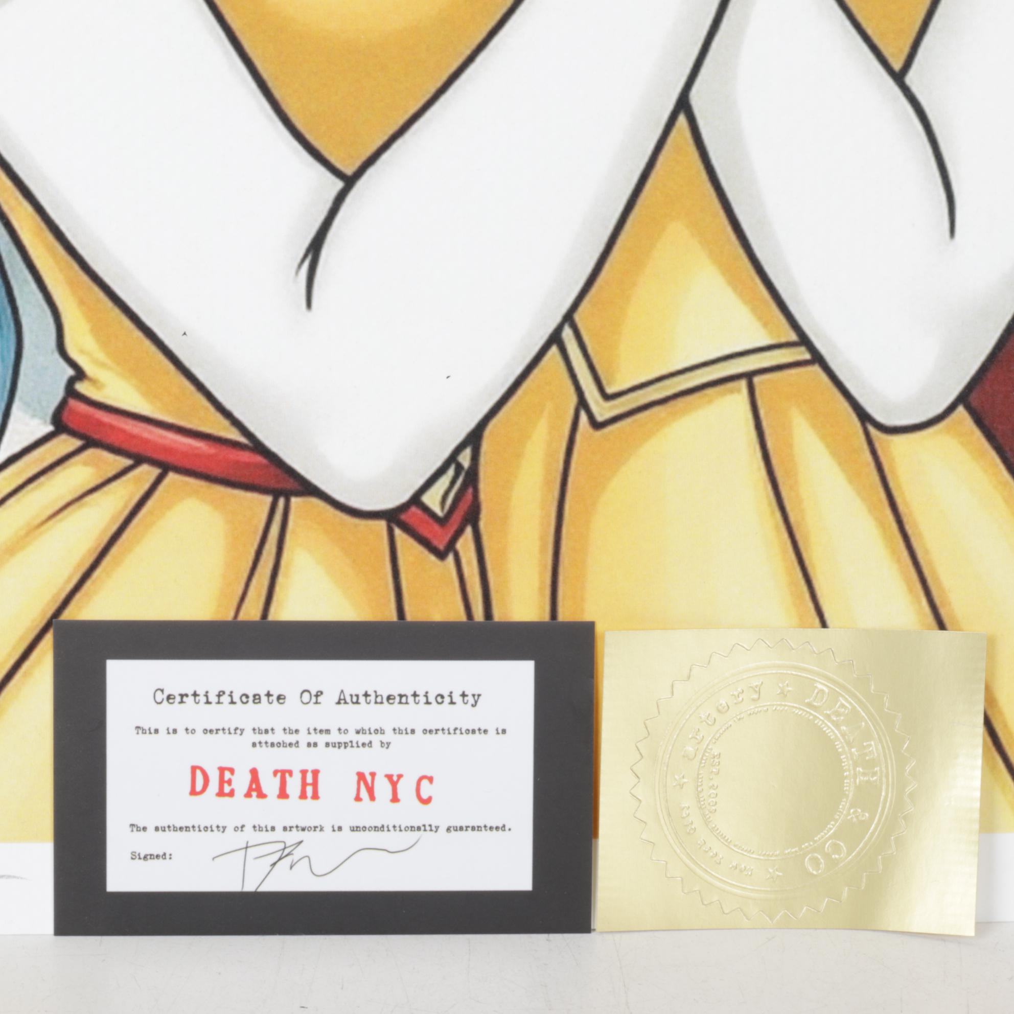 Death NYC Pop Art Homage to Disney Princesses x Louis Vuitton, 2025
