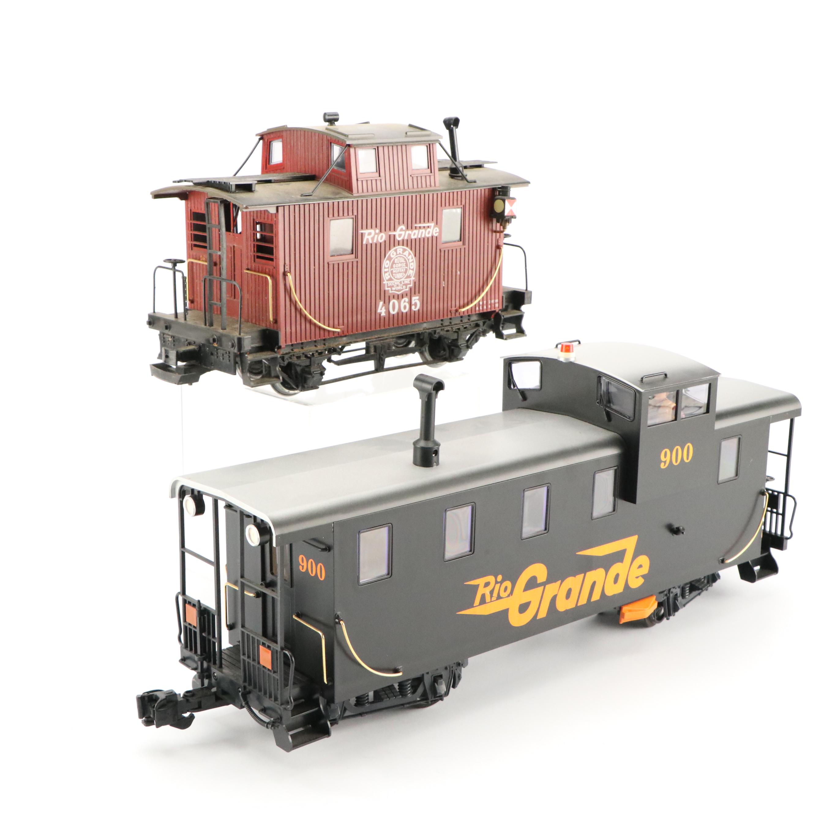 USA Trains and Lehmann-Gross-Bahn "Rio Grande" Model Train Cars