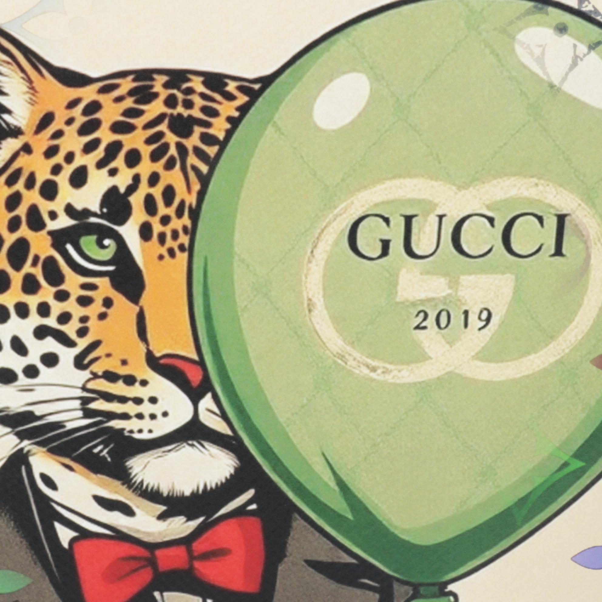 Death NYC Pop Art Homage to Gucci and Louis Vuitton Cheetah, 2025