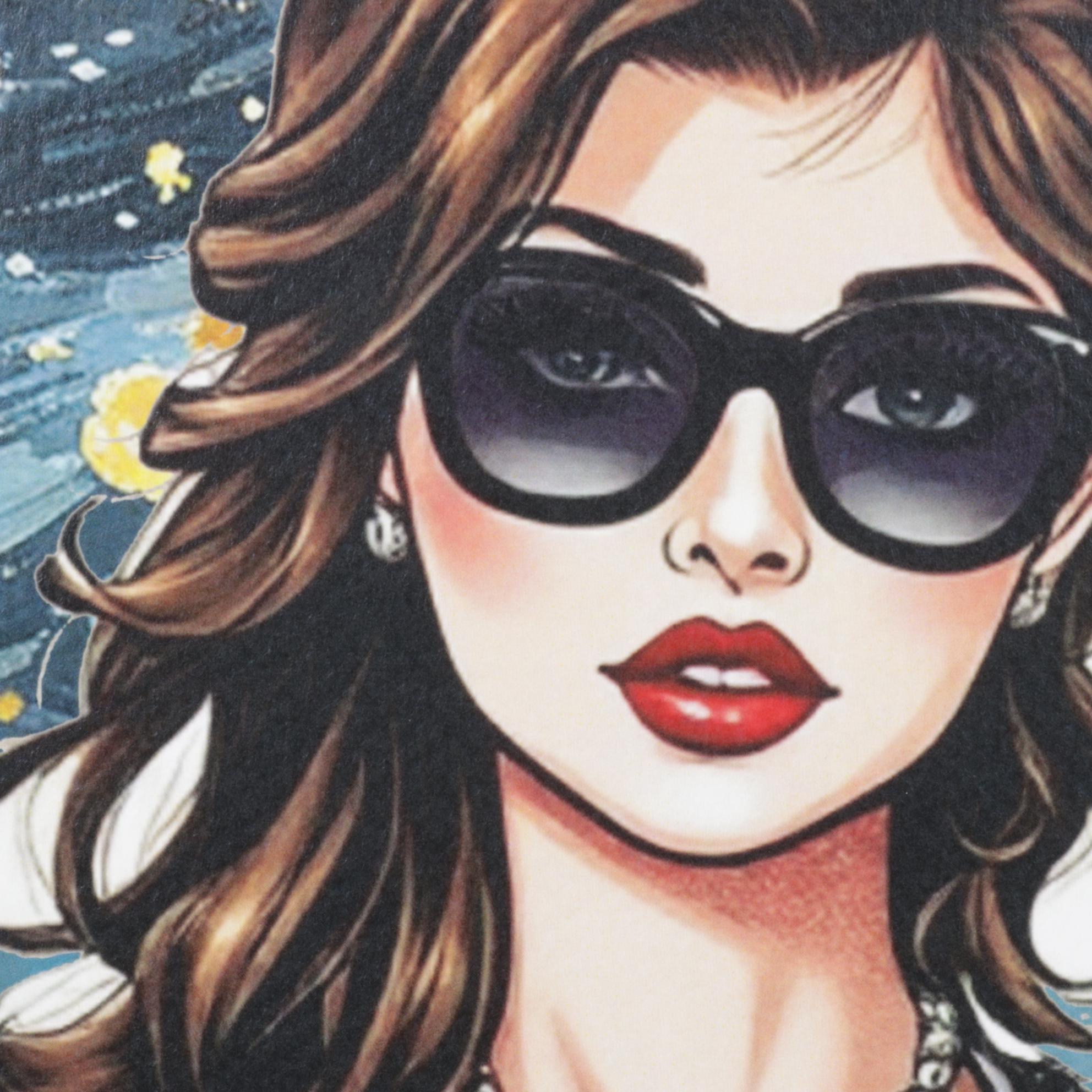 Death NYC Pop Art Digital Graphic Print Featuring Louis Vuitton & Chanel, 2025