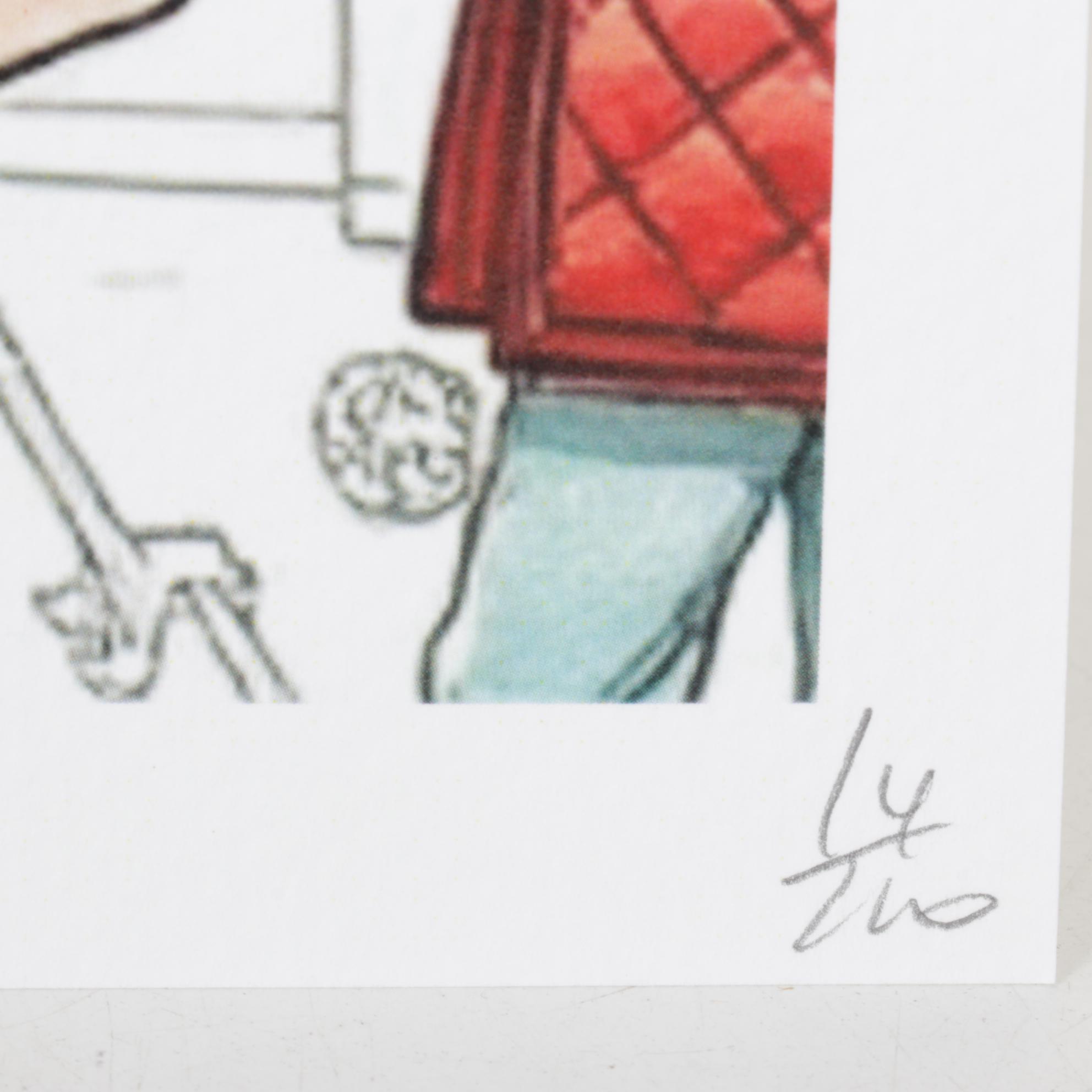 Death NYC Pop Art Digital Graphic Print Featuring Louis Vuitton & Chanel, 2025