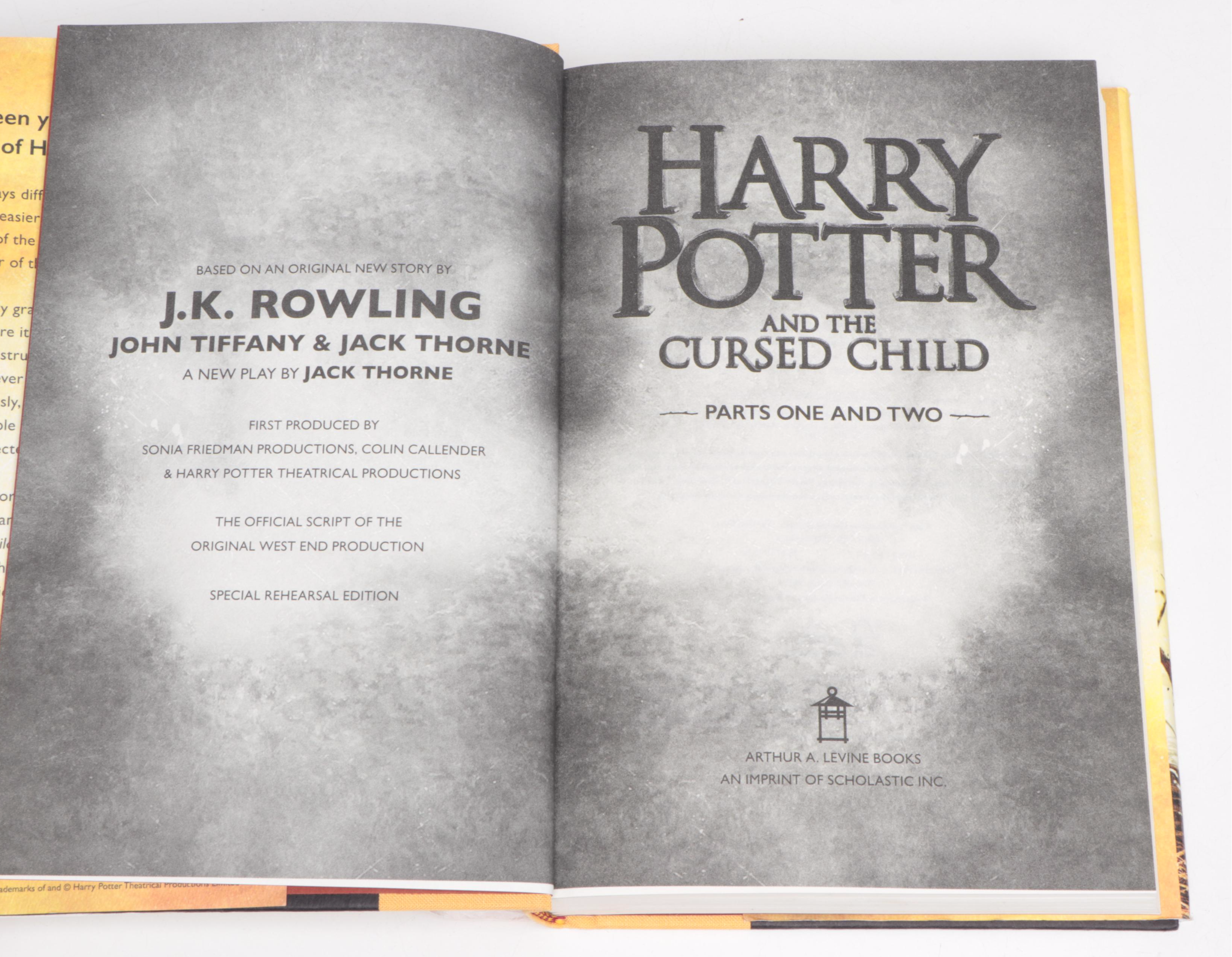 First American Edition "Harry Potter" Complete Series with "The Cursed Child"