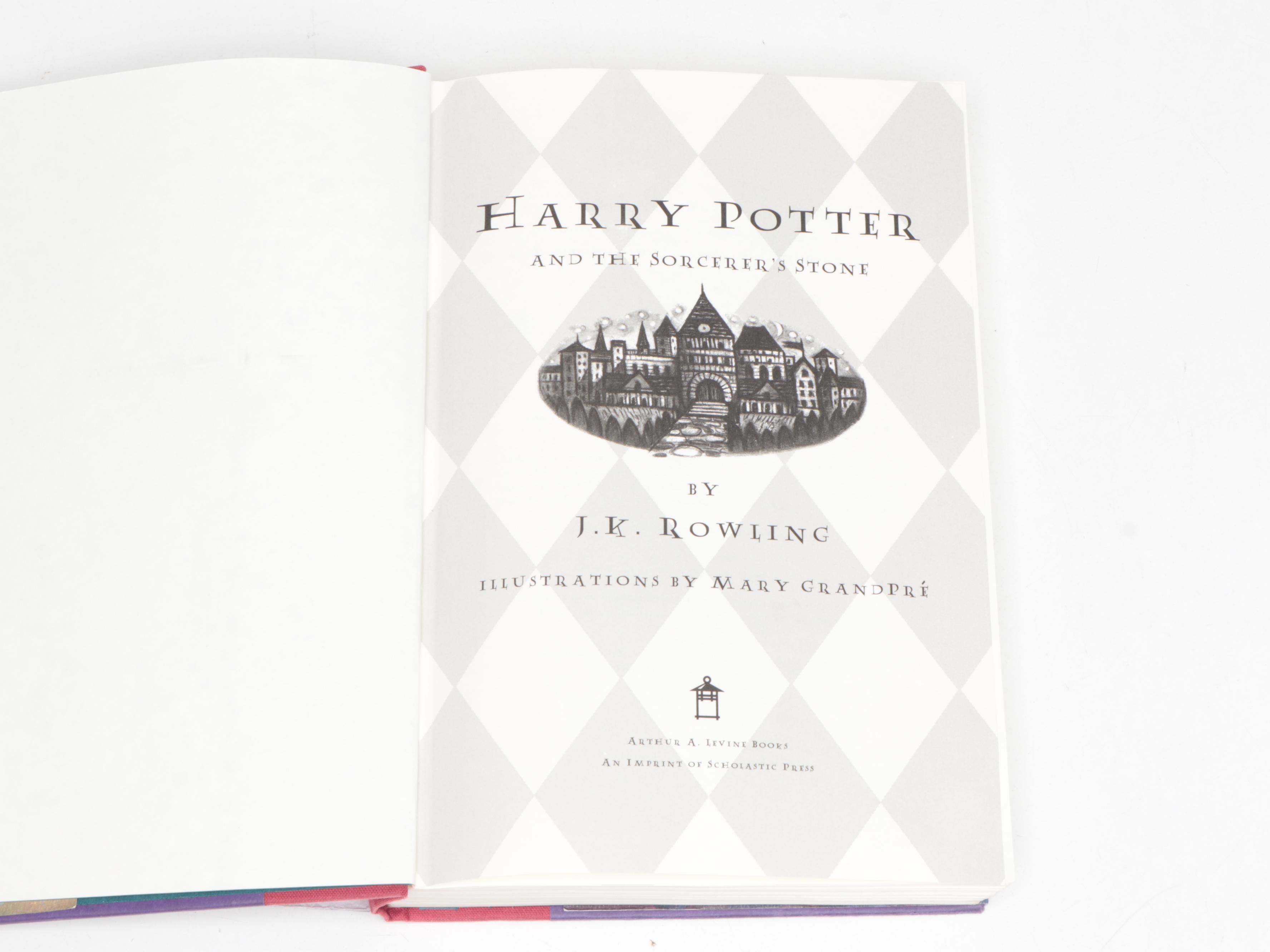 First American Edition "Harry Potter" Complete Series with "The Cursed Child"