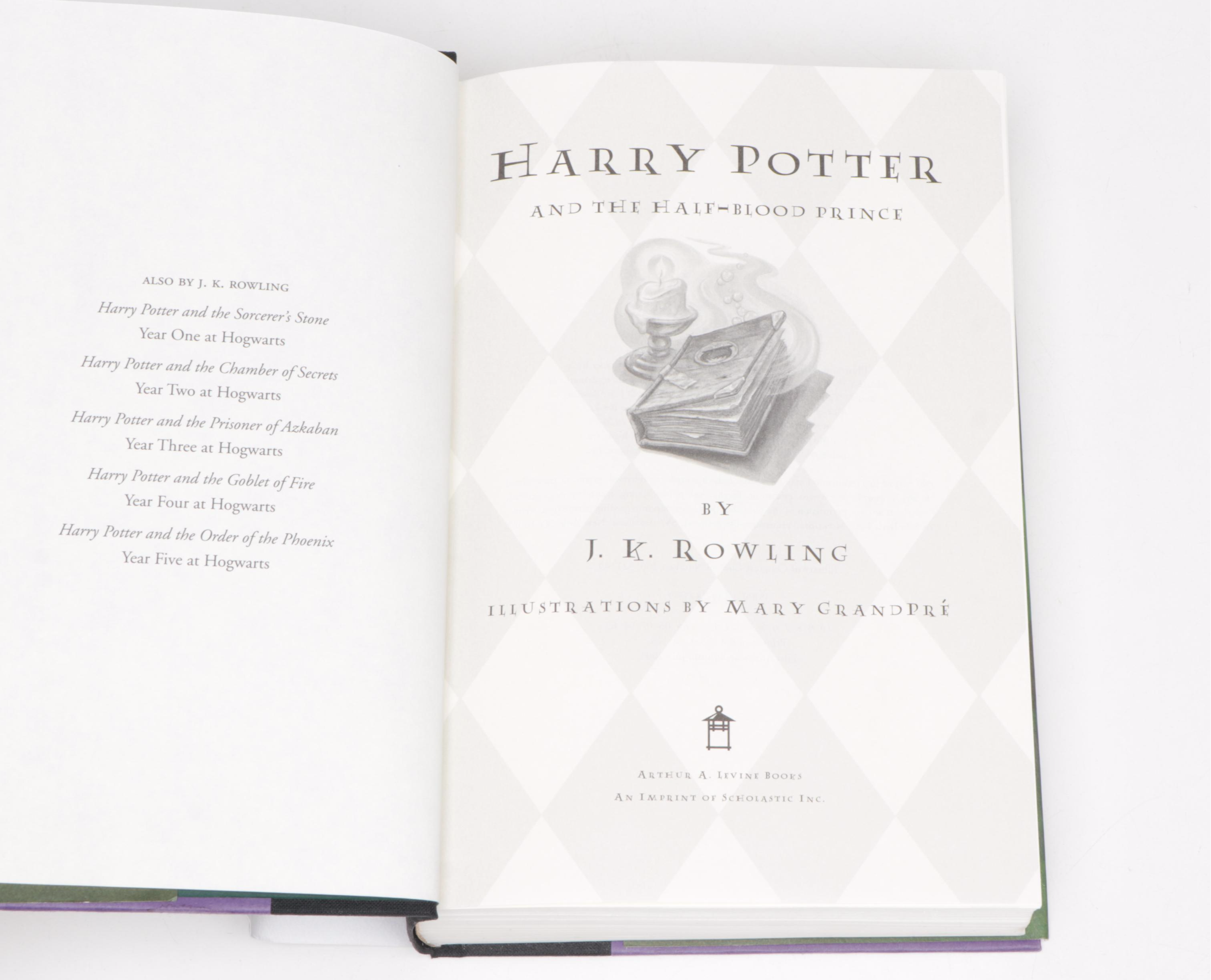 First American Edition "Harry Potter" Complete Series with "The Cursed Child"