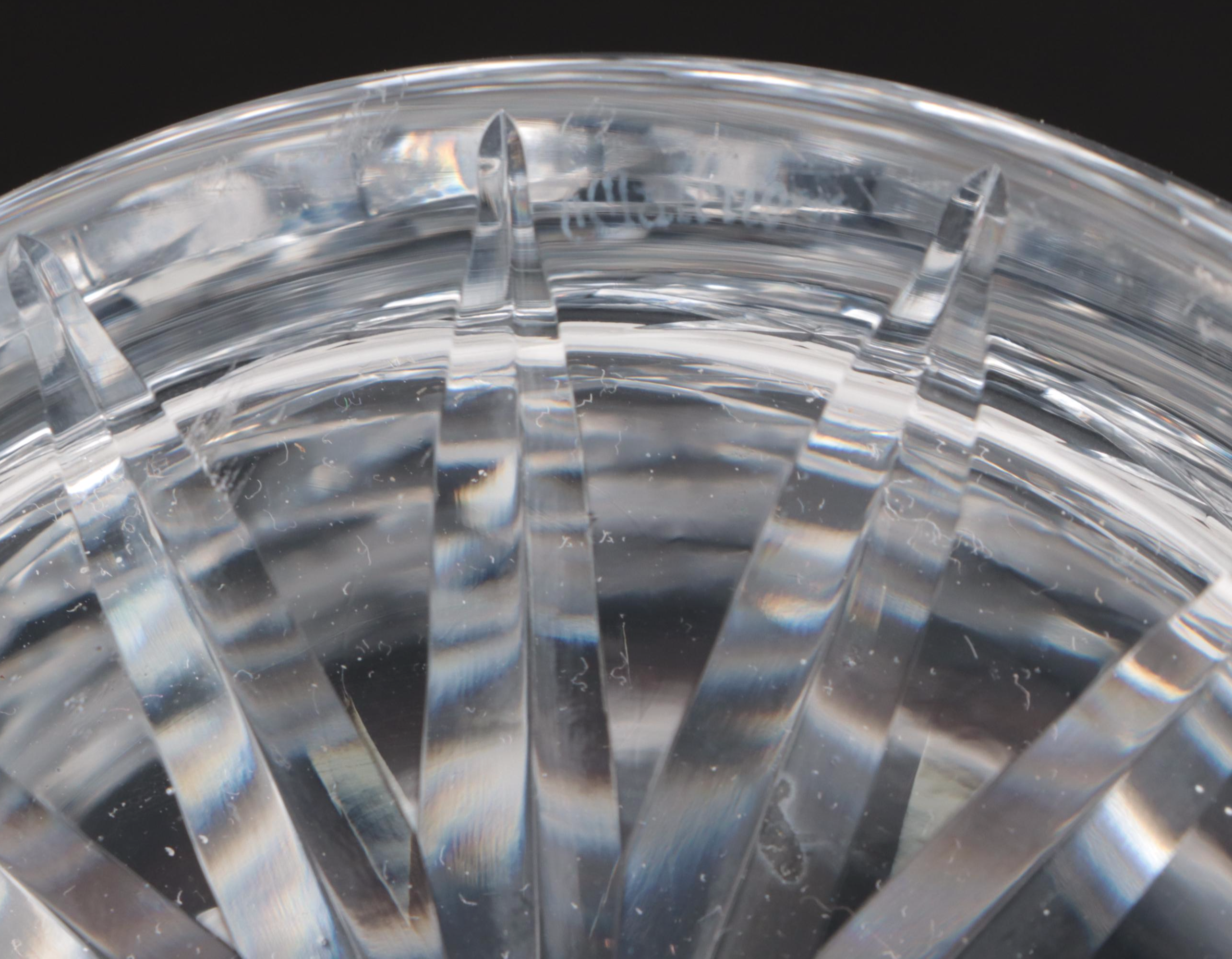 Waterford Crystal "Glandore" Biscuit Barrel, Mid to Late 20th Century