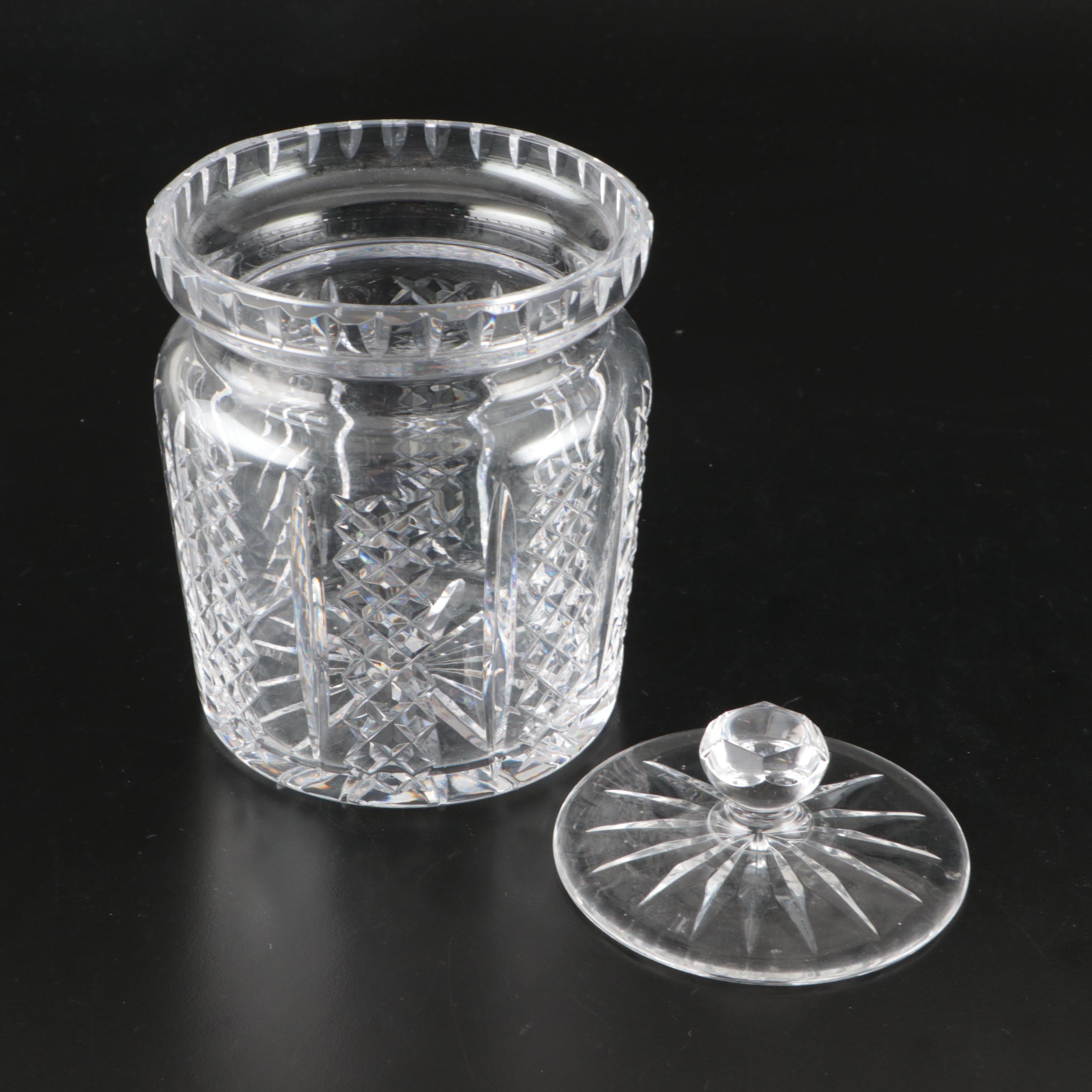 Waterford Crystal Biscuit Barrel and Lid