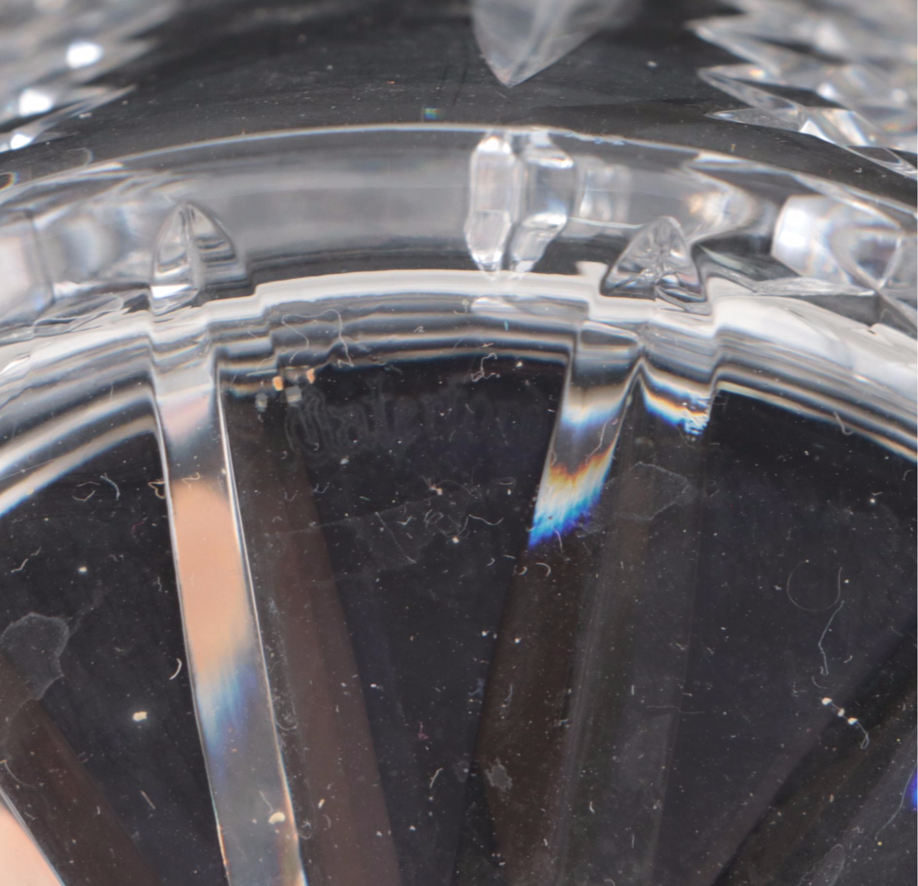 Waterford Crystal Biscuit Barrel and Lid