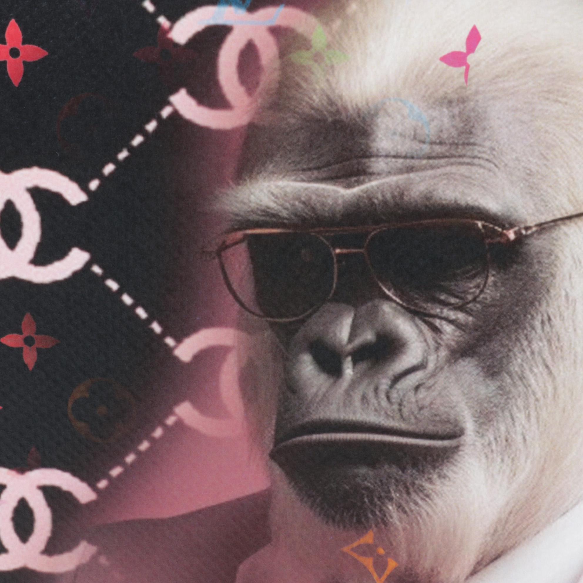 Death NYC Pop Art Digital Graphic Print Featuring Louis Vuitton & Chanel, 2025