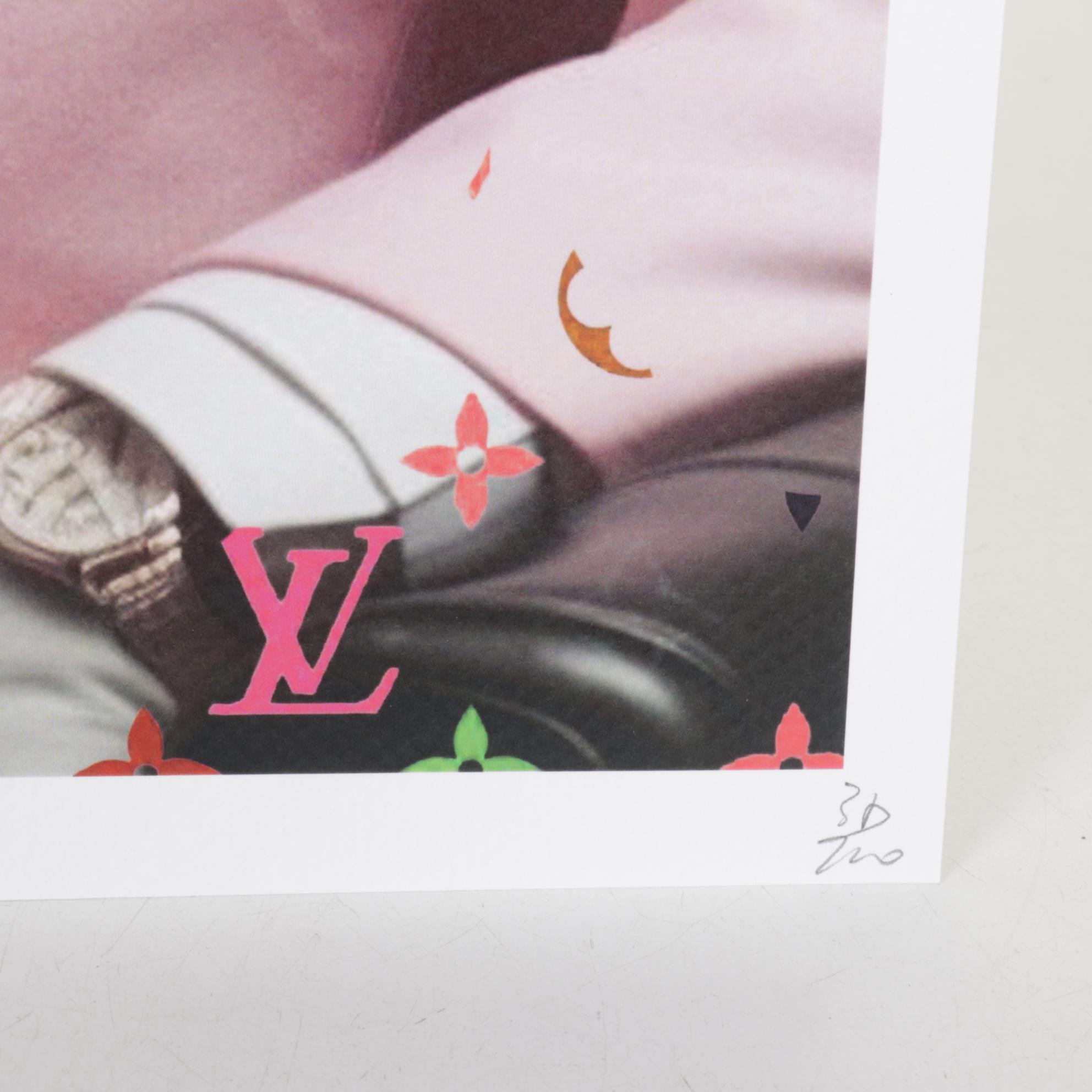 Death NYC Pop Art Digital Graphic Print Featuring Louis Vuitton & Chanel, 2025