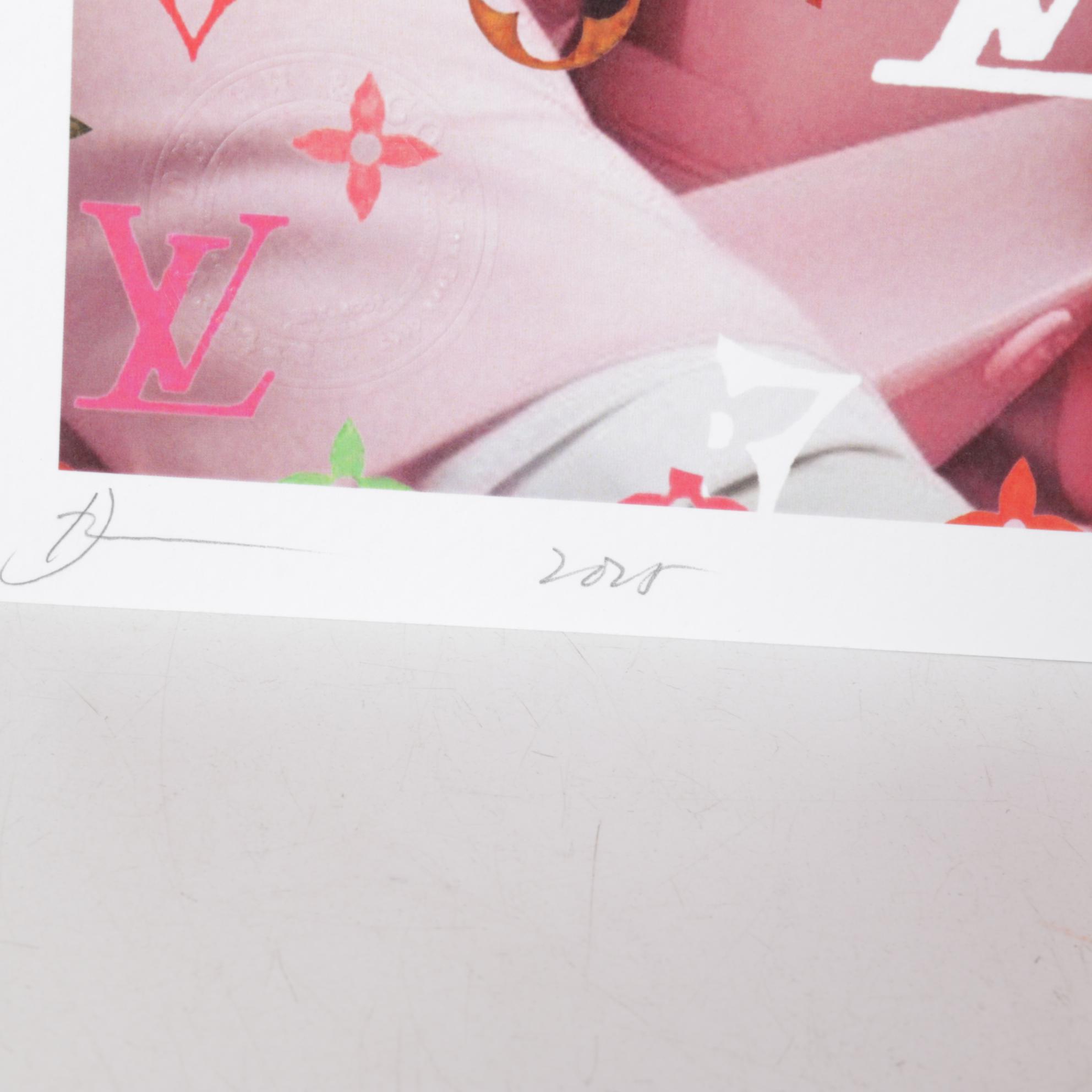 Death NYC Pop Art Digital Graphic Print Featuring Louis Vuitton & Chanel, 2025