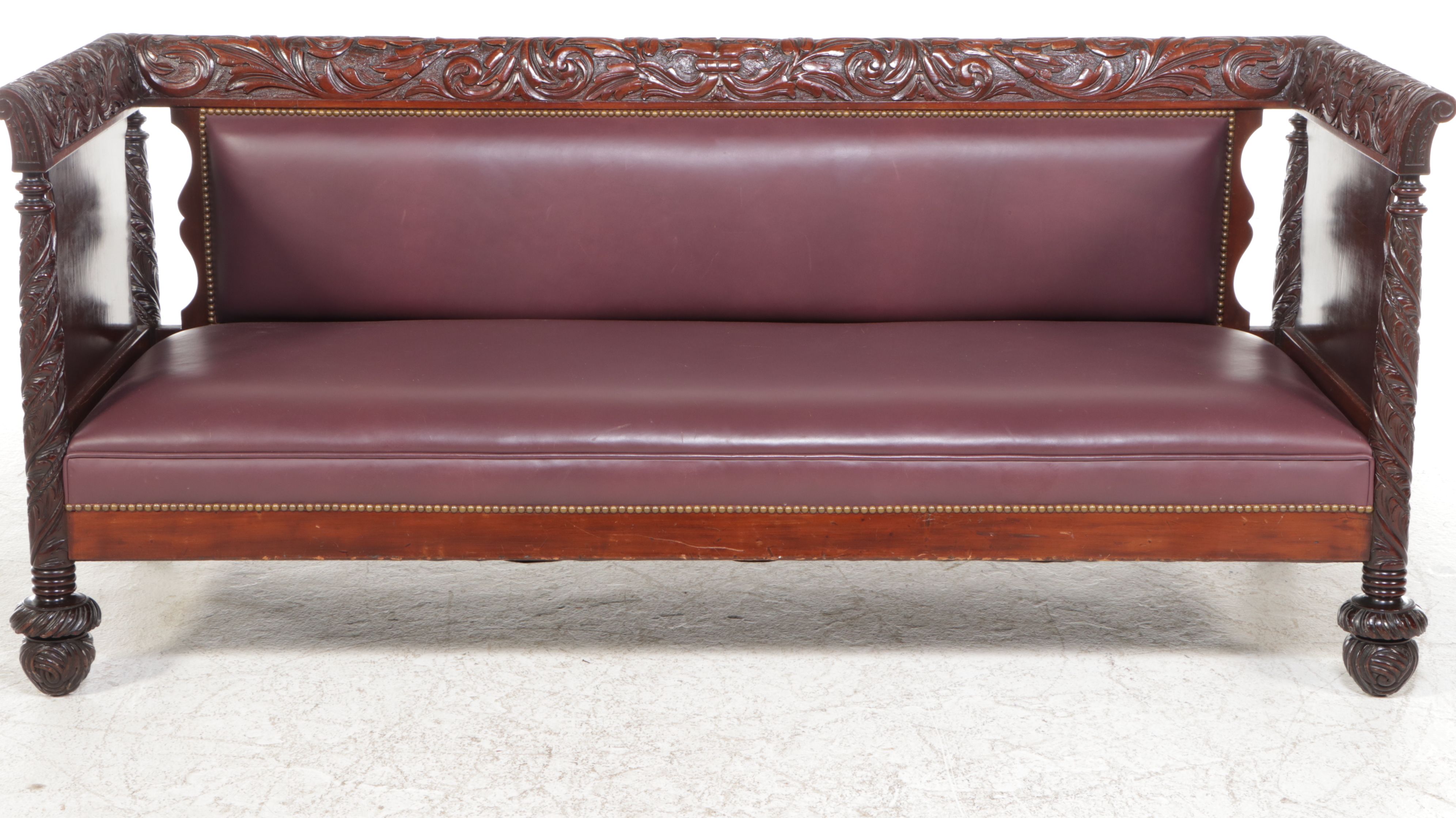 Federal Style Mahogany Sofa