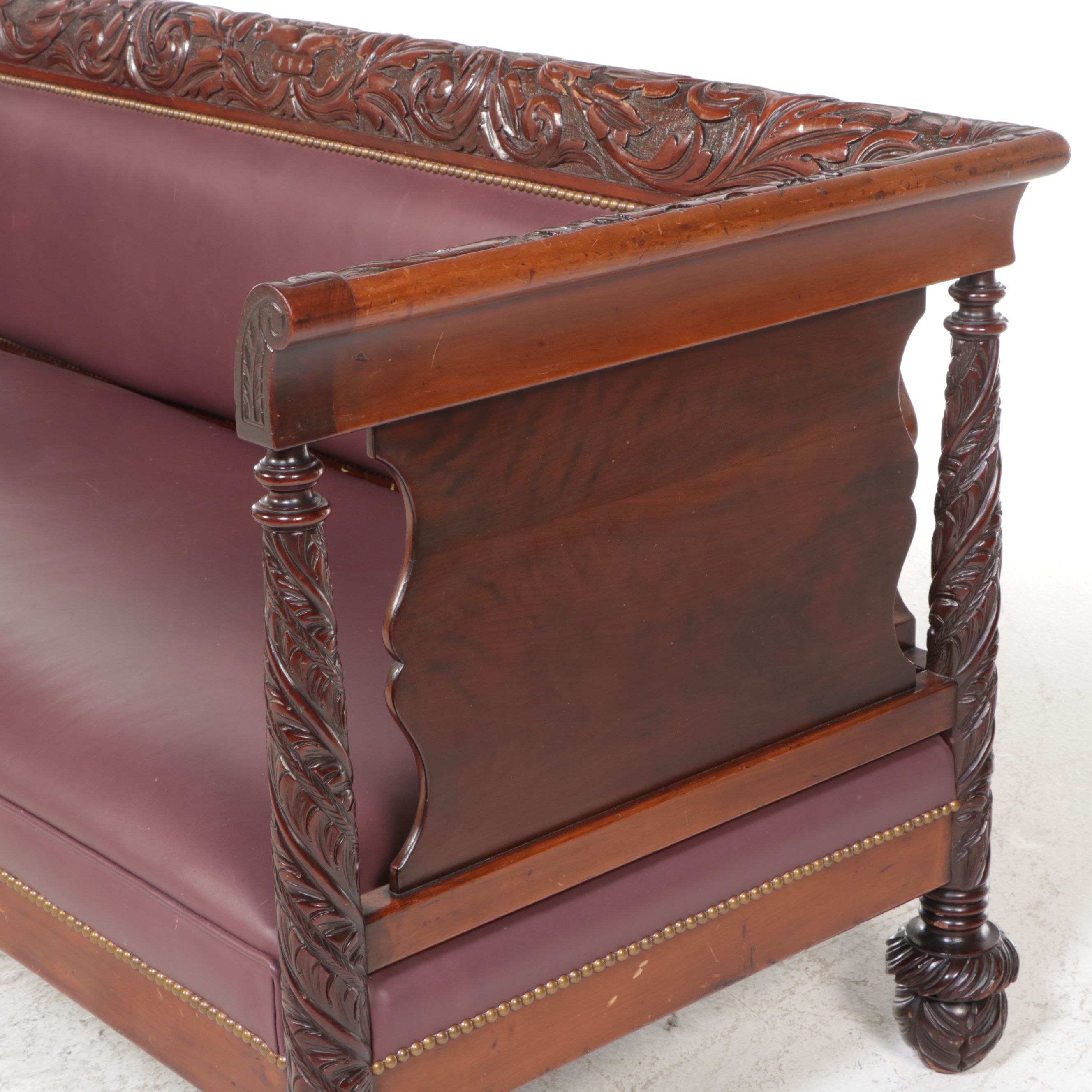 Federal Style Mahogany Sofa