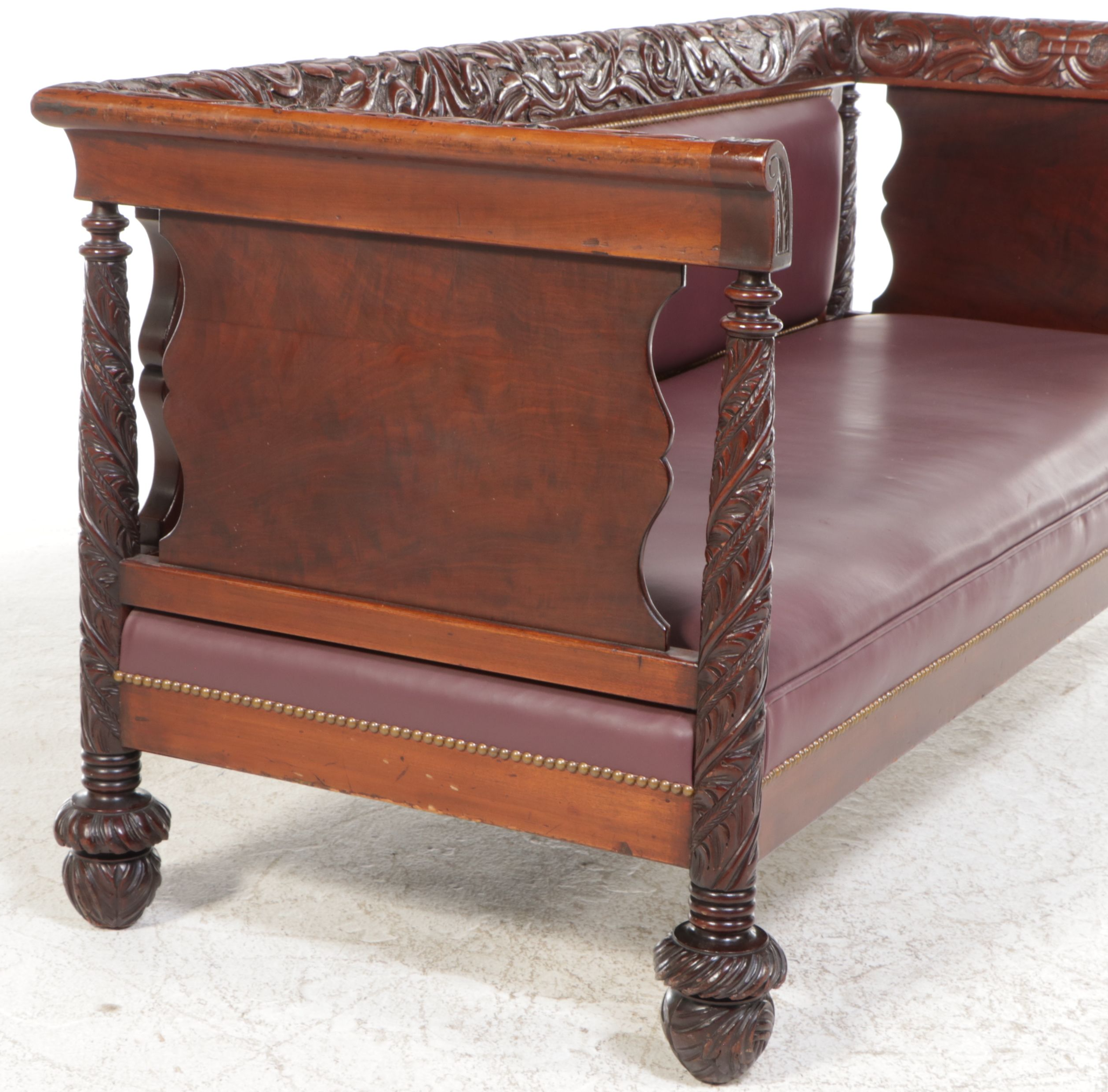 Federal Style Mahogany Sofa