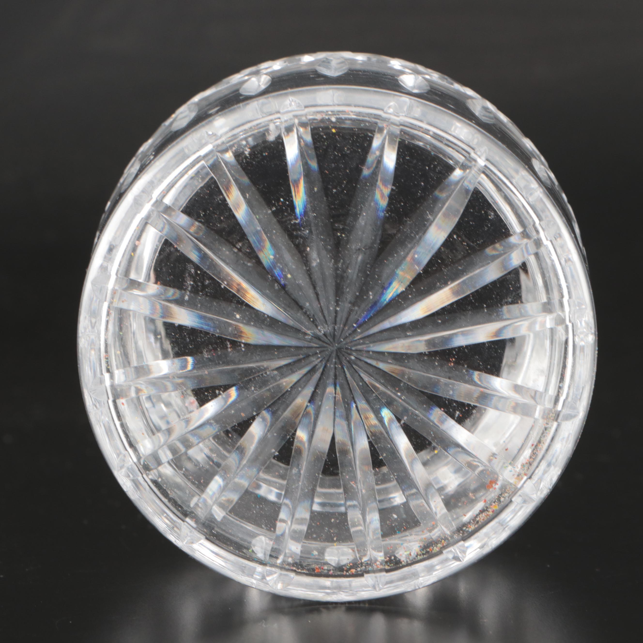 Waterford Crystal "Lismore" Biscuit Barrel and Lid
