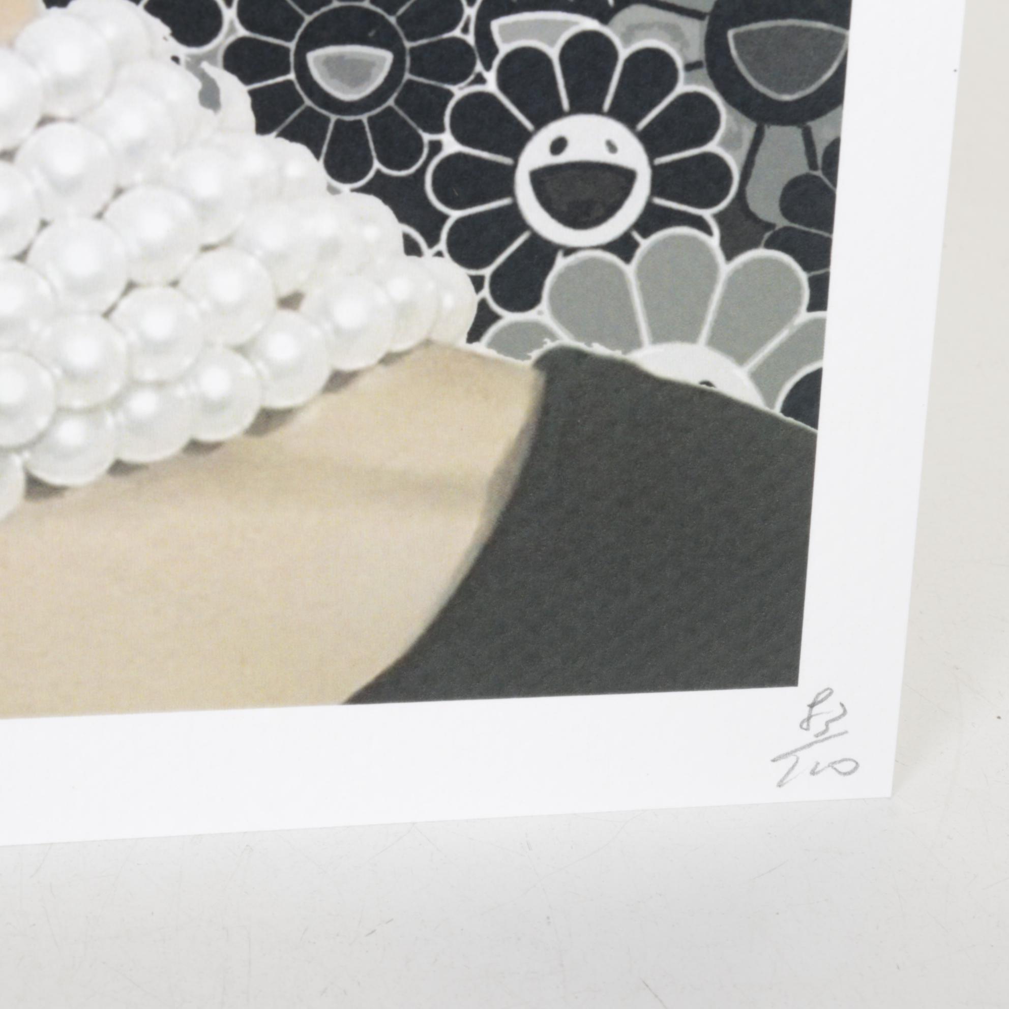 Death NYC Pop Art Digital Graphic Print Featuring Audrey Hepburn & Murakami