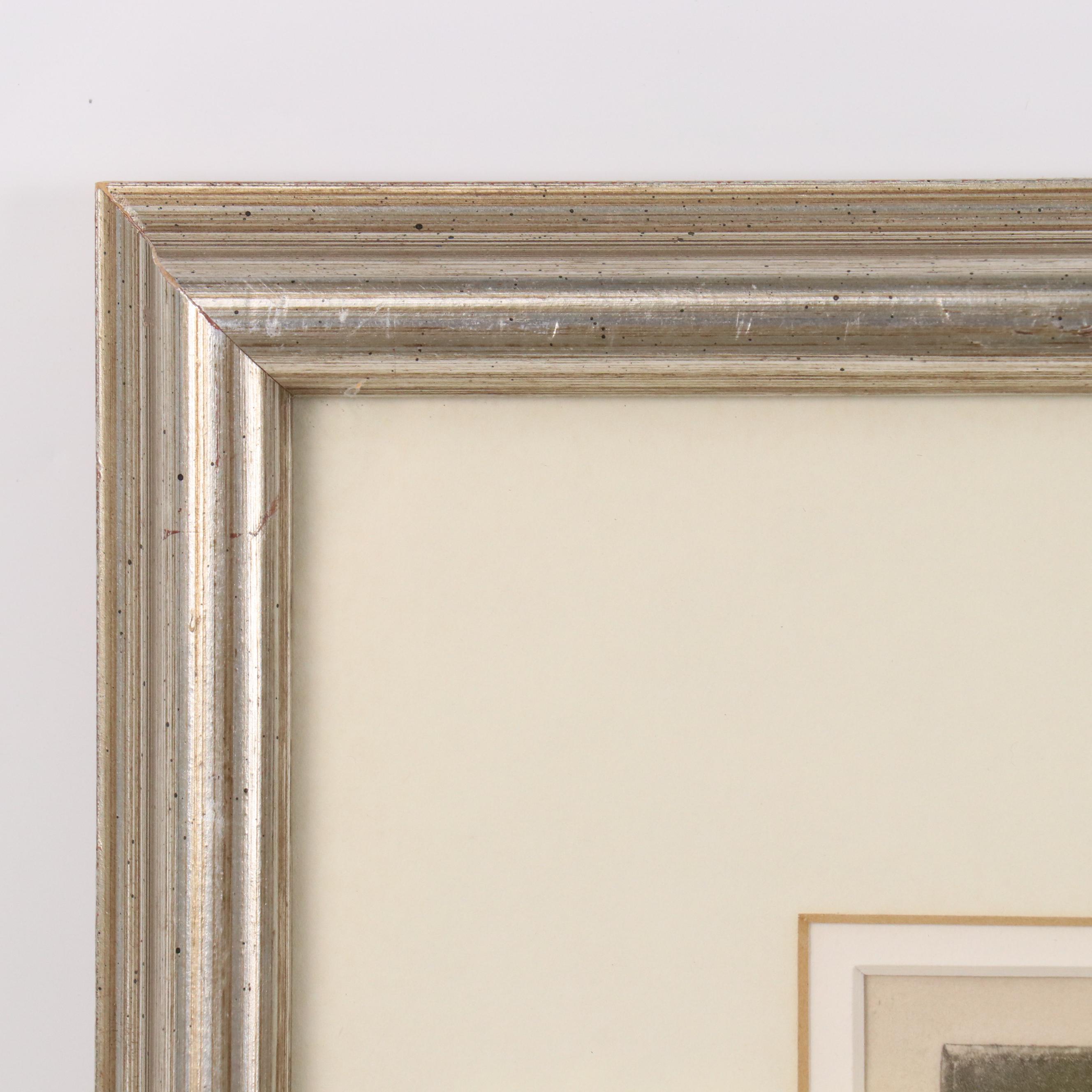 E. T. Hurley Aquatint Etching of Fountain Square, Cincinnati, 1929