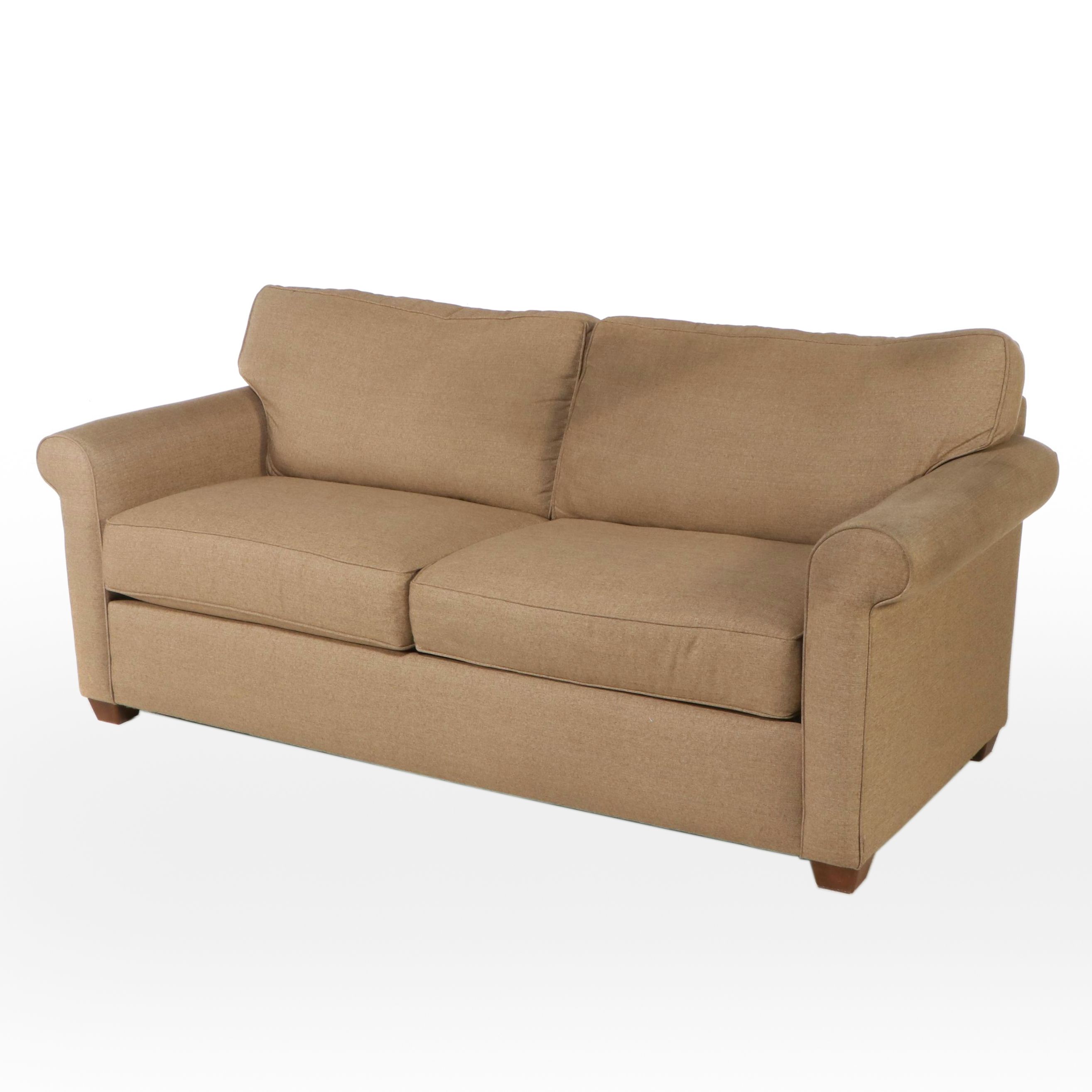 Haverty's Contemporary Fabric Upholstered Loveseat