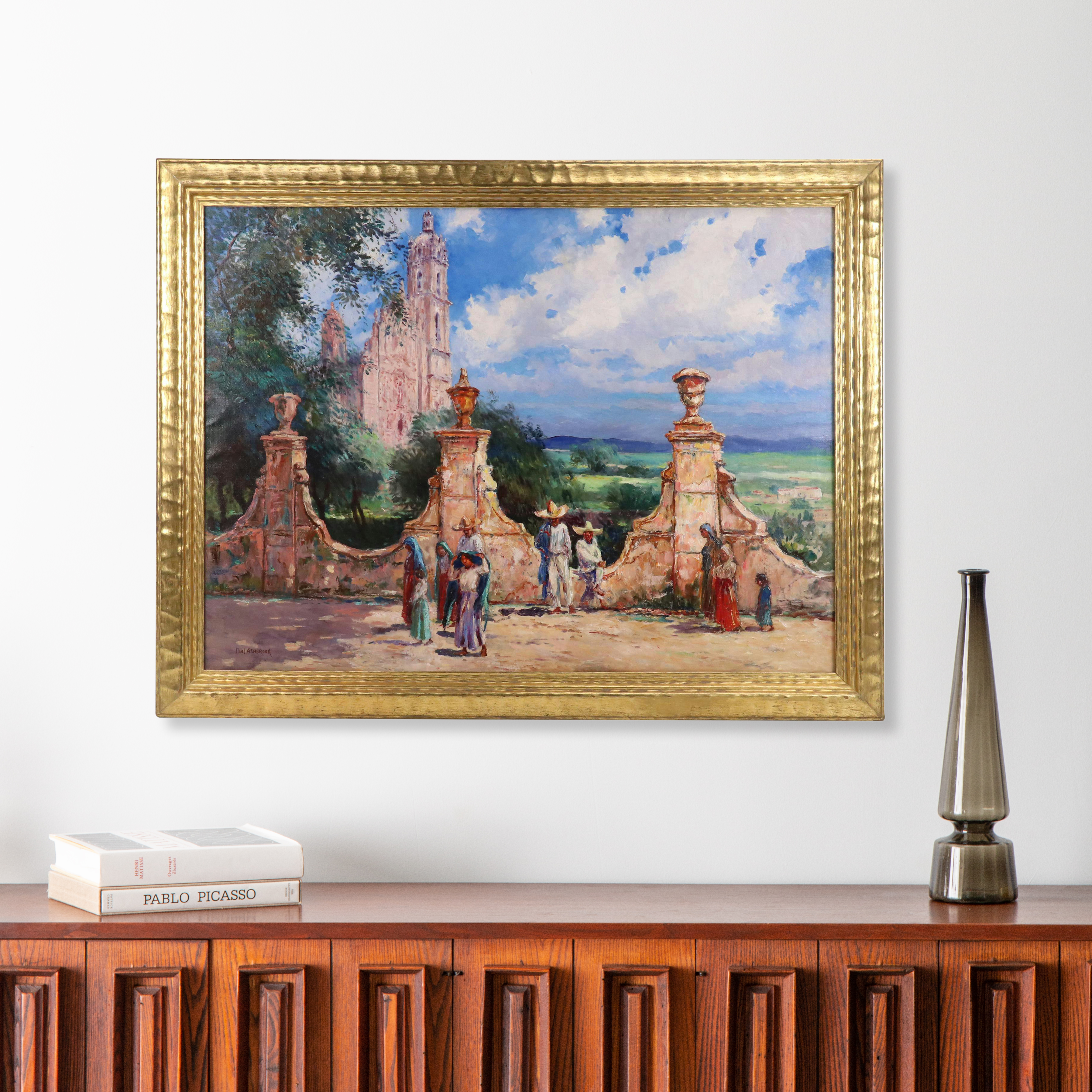 Paul Ashbrook Oil Painting of Tepotzotlán Landscape