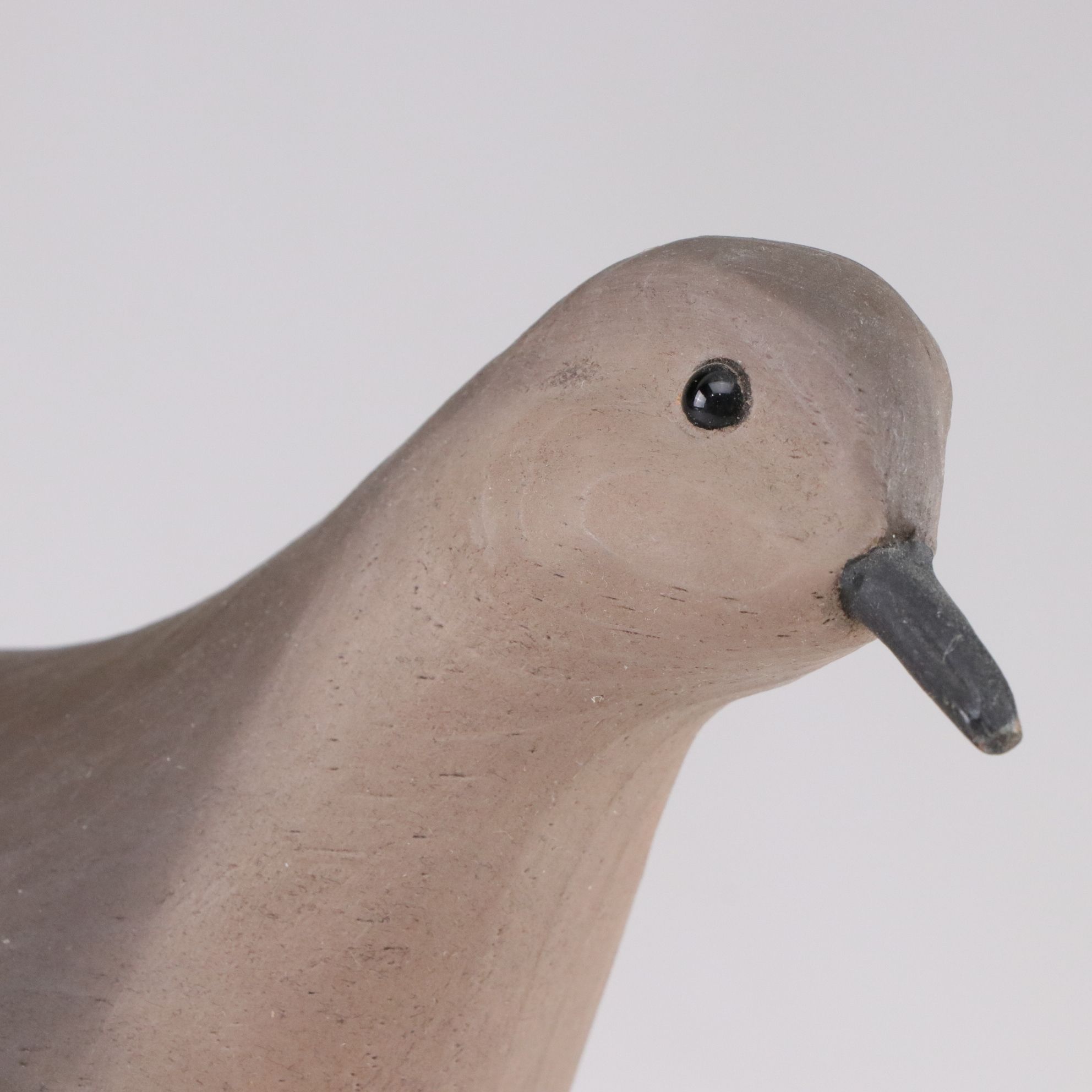 S. R. White Carving & Son "Mourning Dove" Wooden Sculpture, 1999