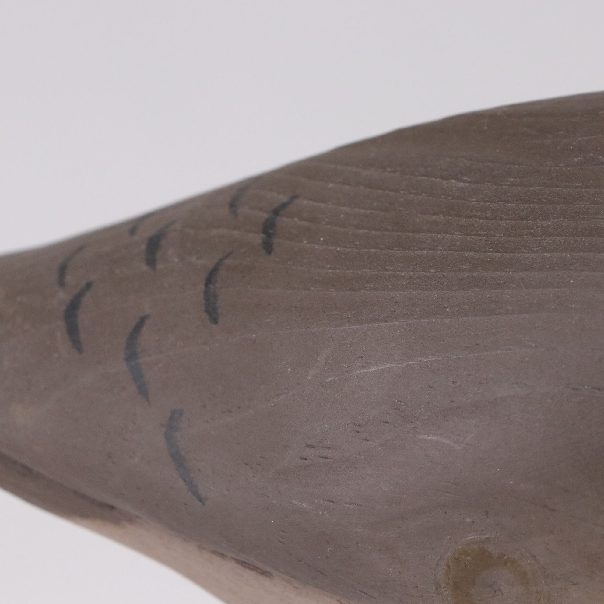 S. R. White Carving & Son "Mourning Dove" Wooden Sculpture, 1999