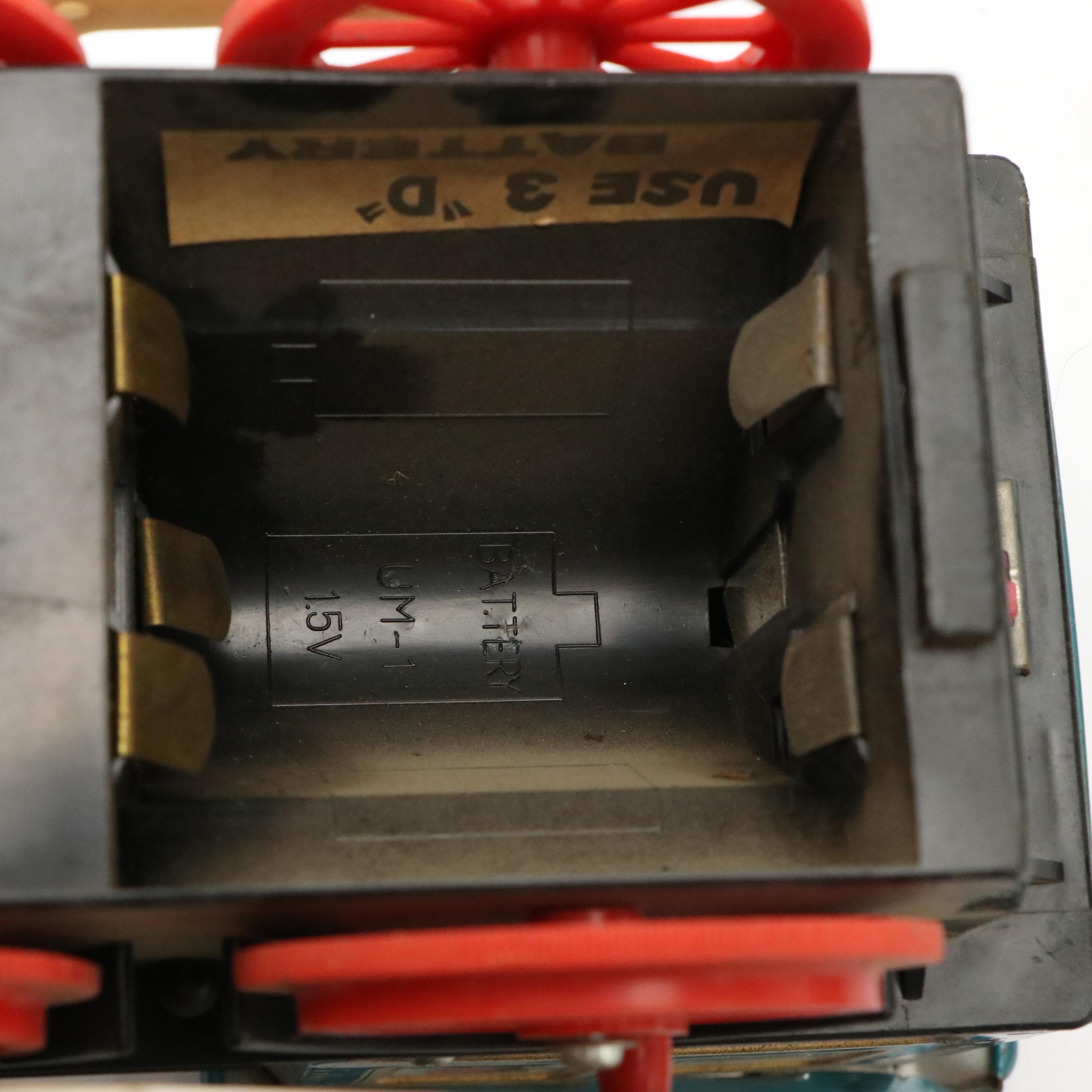 Modern Toys and Shinseikiki Tin Lithograph Toy Trains, Mid-20th Century