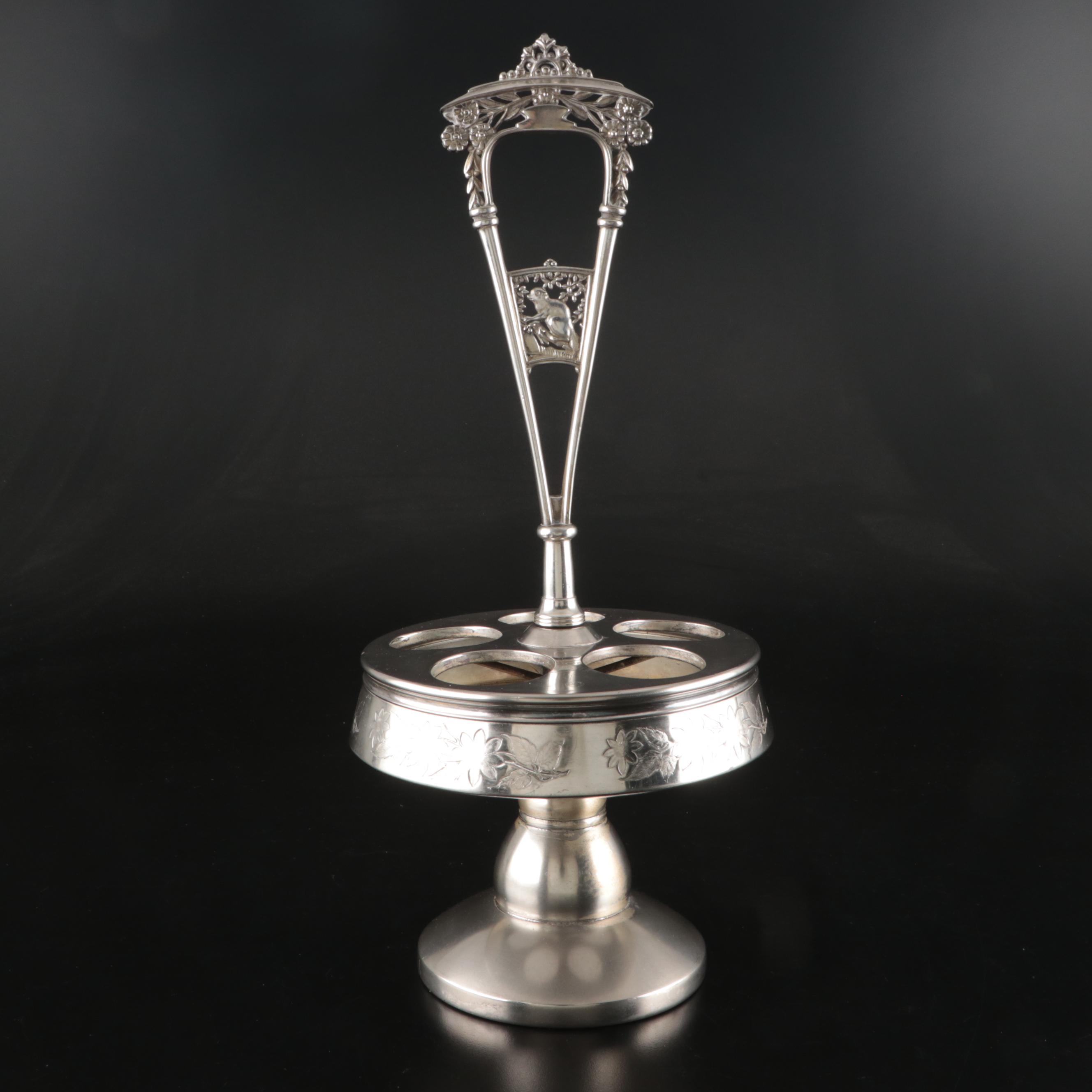 Rogers, Smith, & Co. Silver Plate Cruet Set