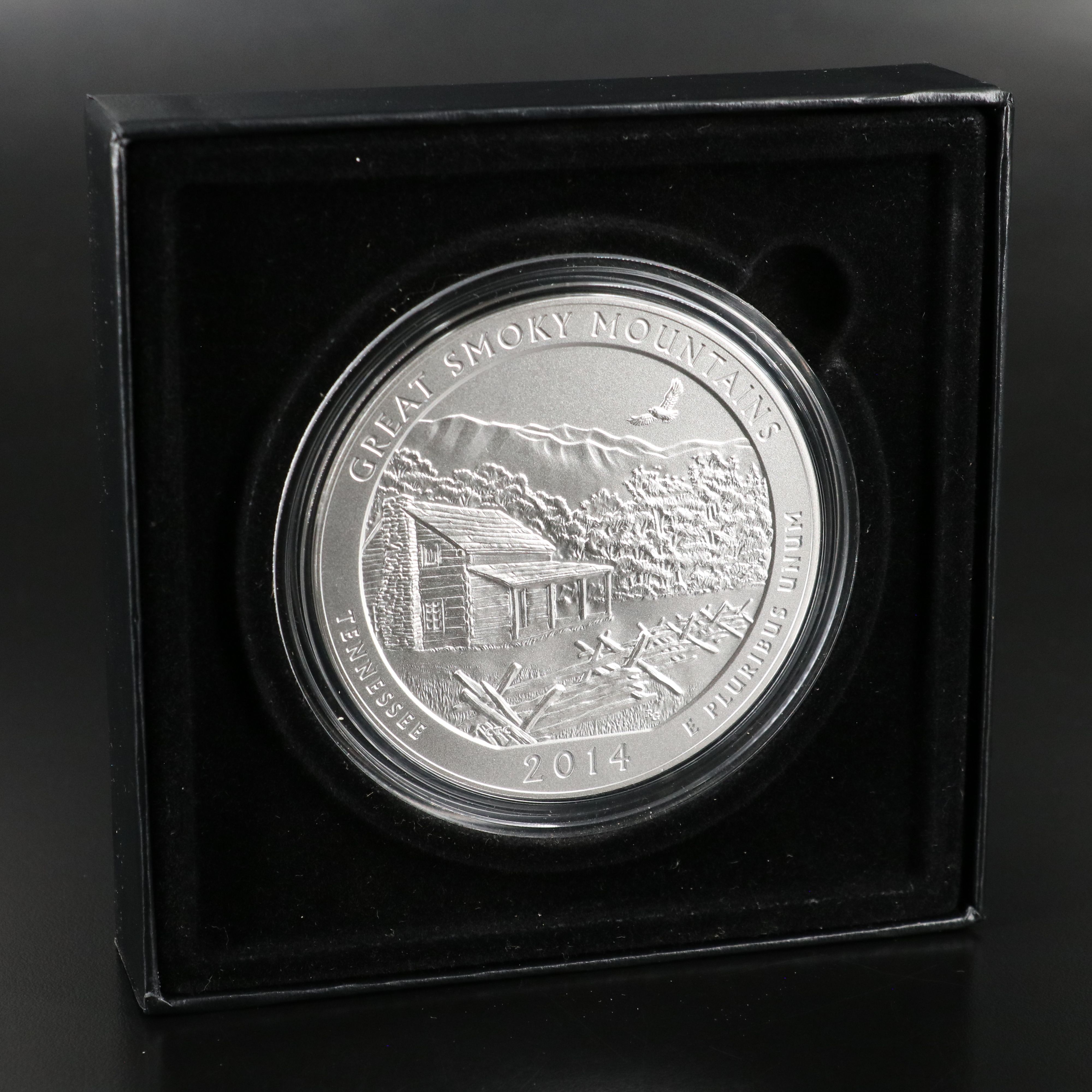 2014 America the Beautiful 5-Oz. Fine Silver Quarter, Great Smoky Mountains