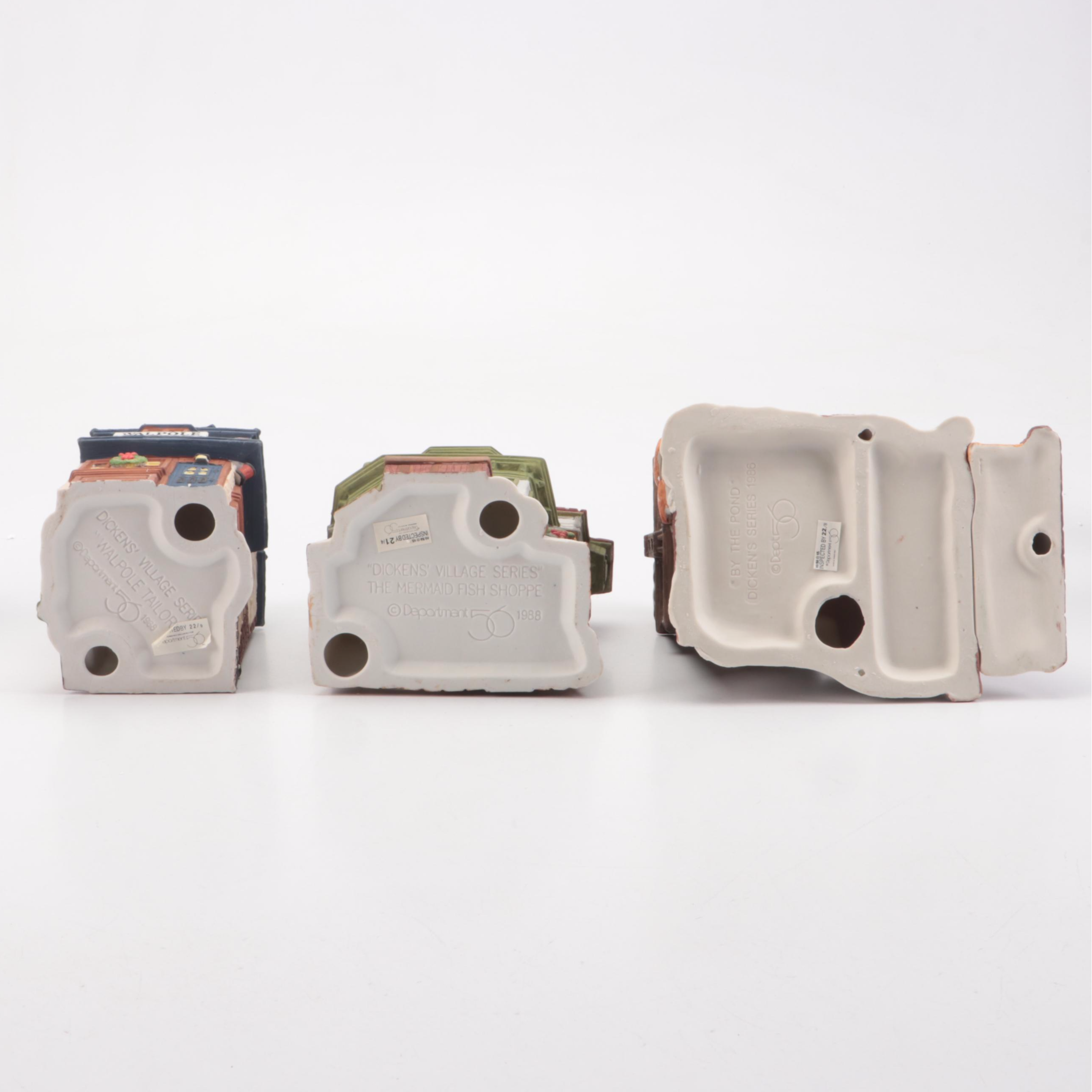 Dept. 56 Heritage Village Illuminated Porcelain Christmas Décor