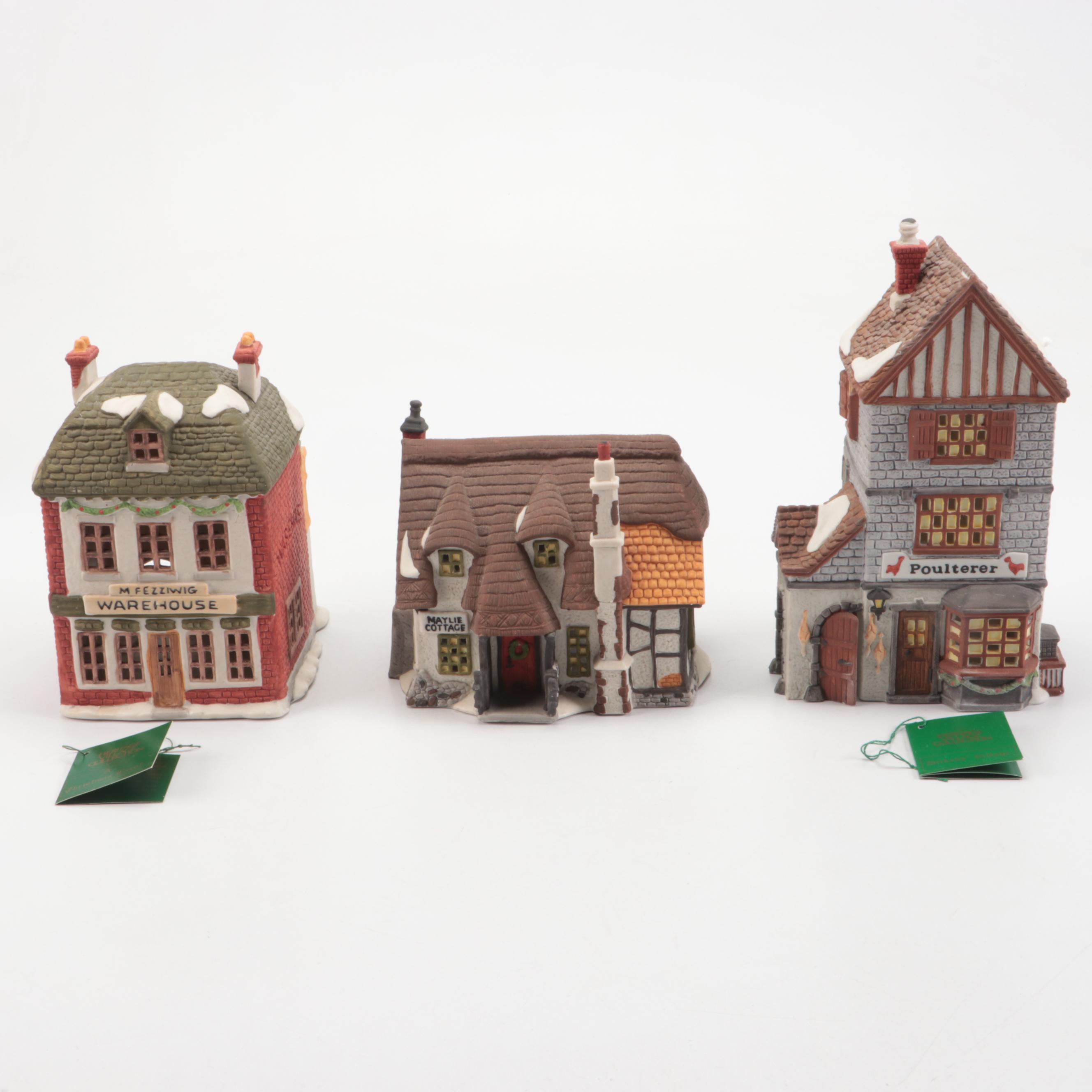 Dept. 56 Heritage Village Illuminated Porcelain Christmas Décor