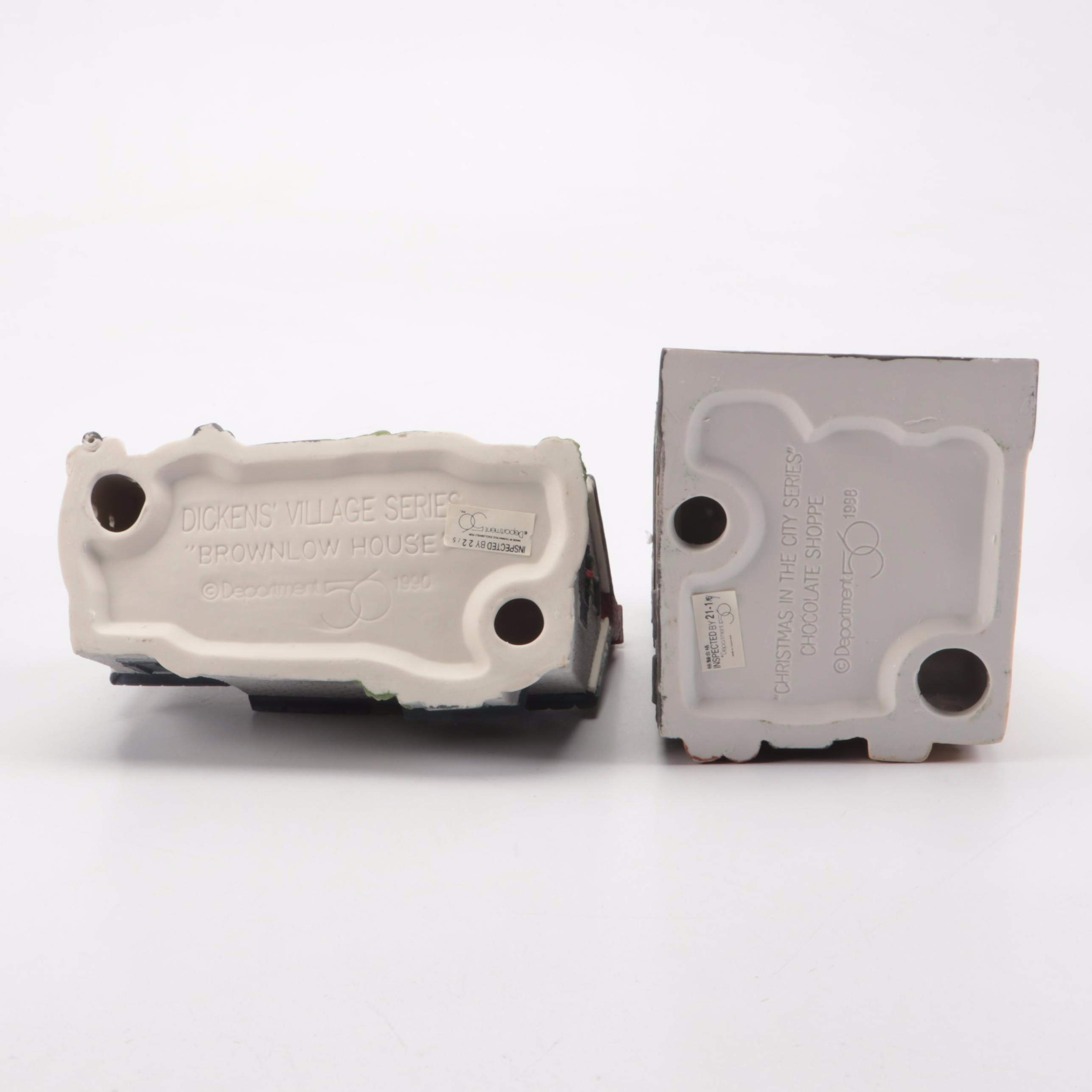 Dept. 56 Heritage Village Illuminated Porcelain Christmas Décor