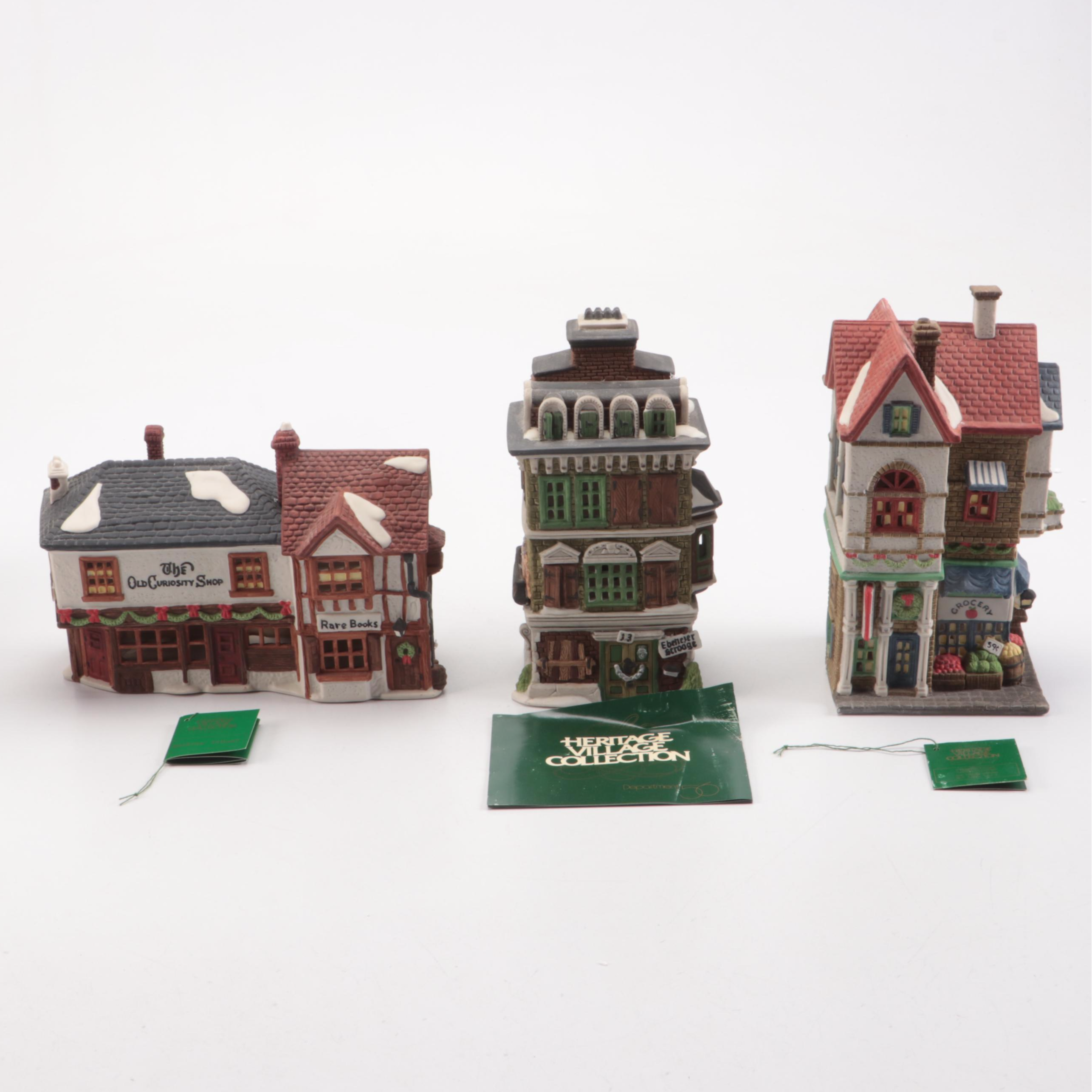 Dept. 56 Heritage Village Illuminated Porcelain Christmas Décor