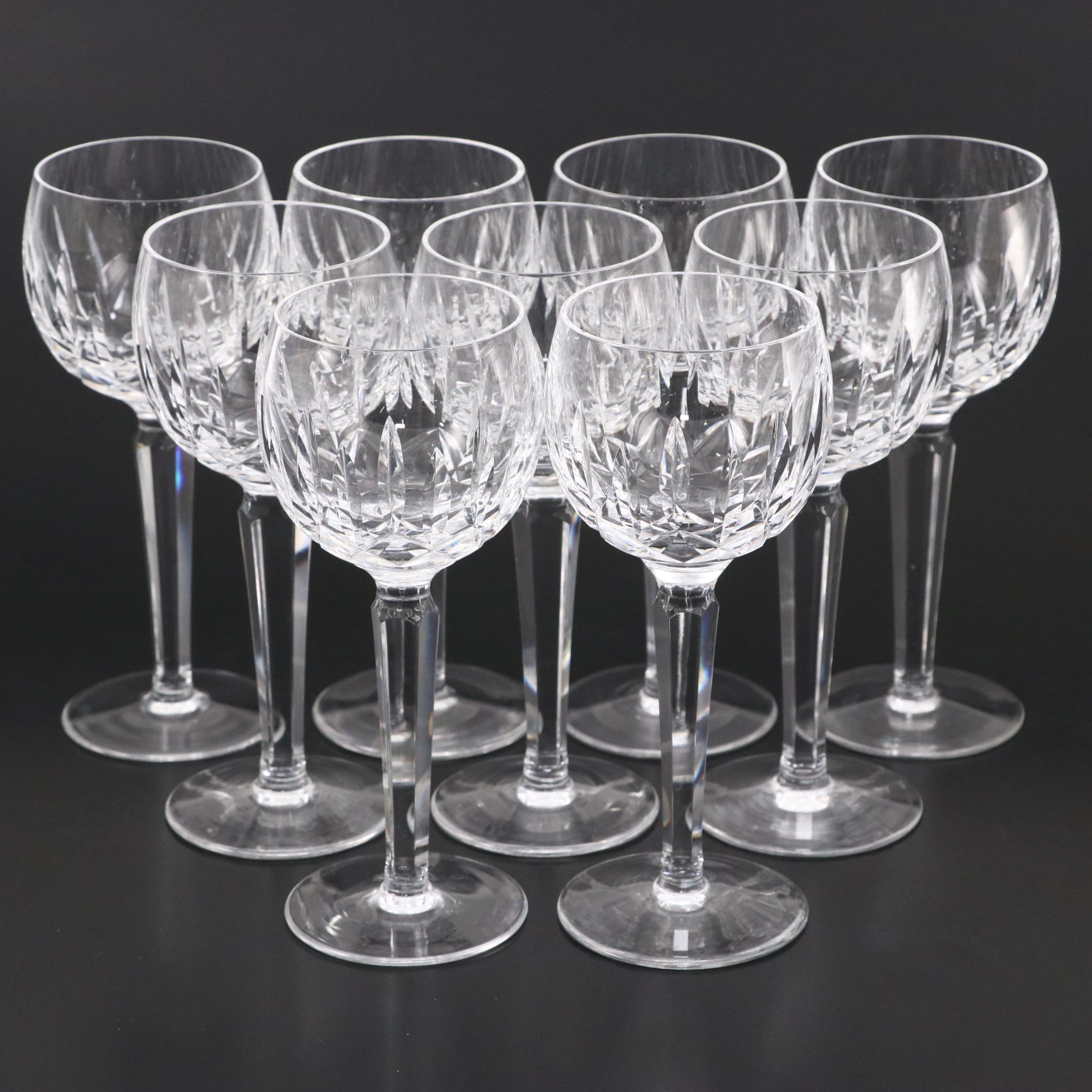 Waterford Crystal "Kildare" Hock Wine Glasses, 1974–2017