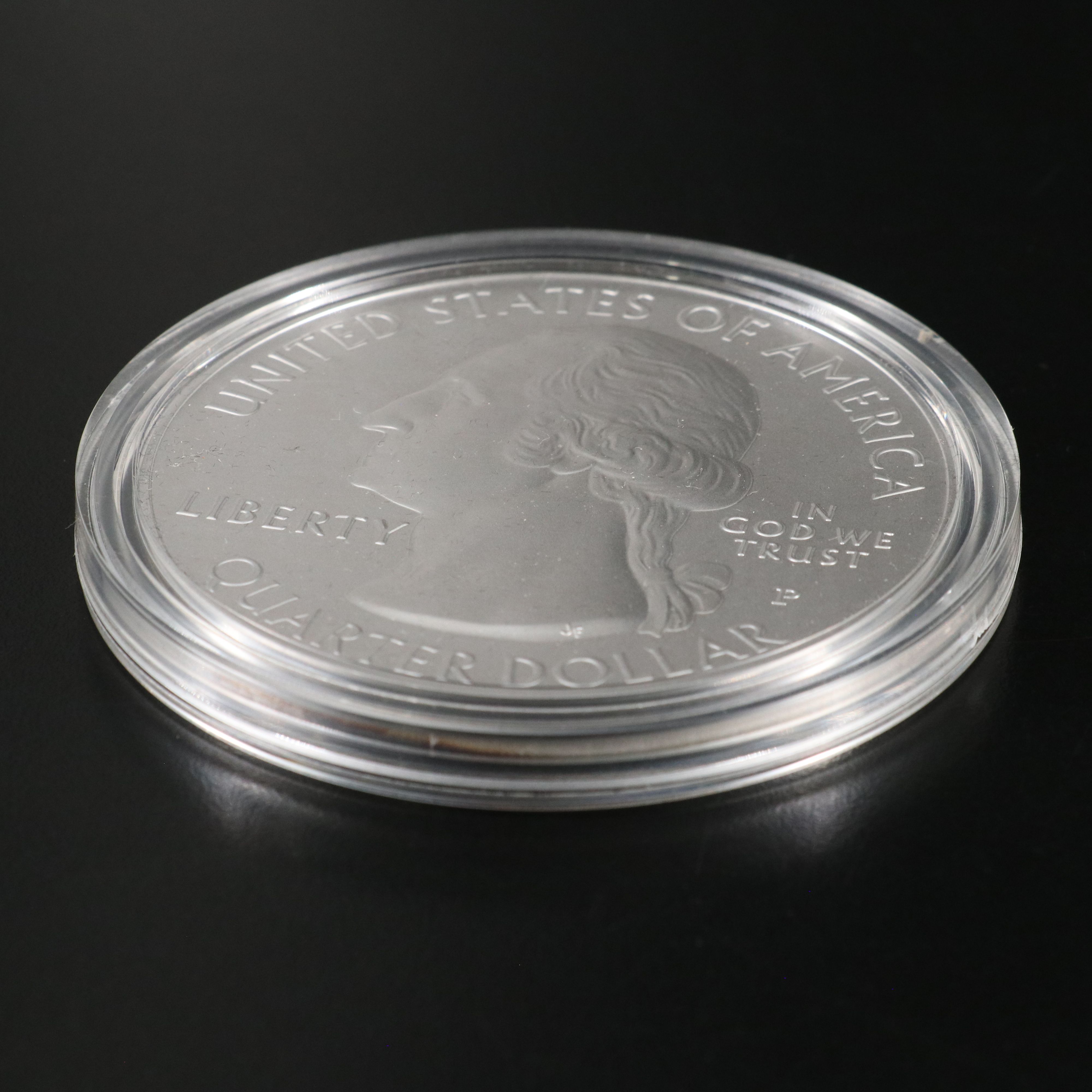 2010 America the Beautiful Five Ounce  coin commemorating Yellowstone