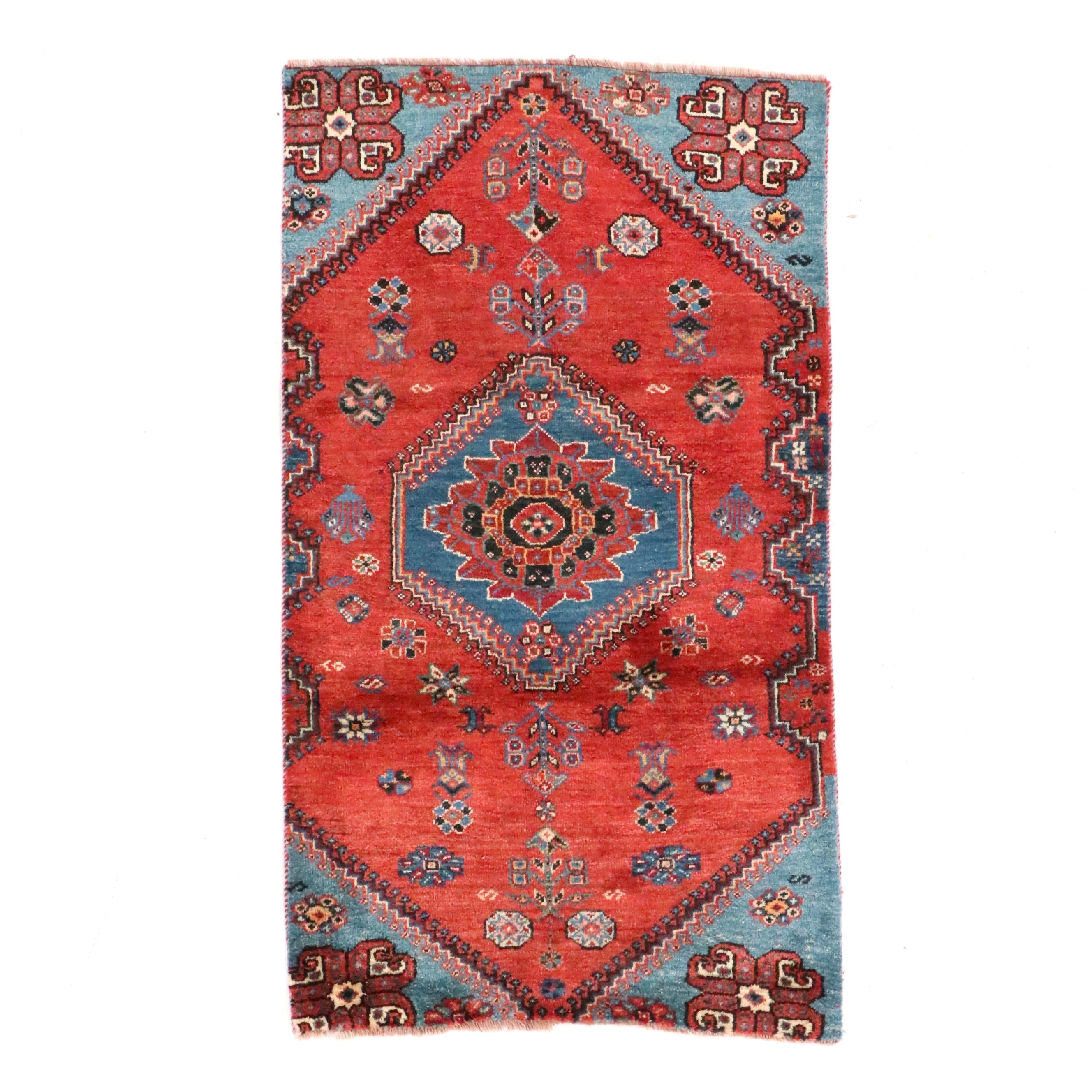 3' x 5'3 Hand-Knotted Persian Qashqai Area Rug