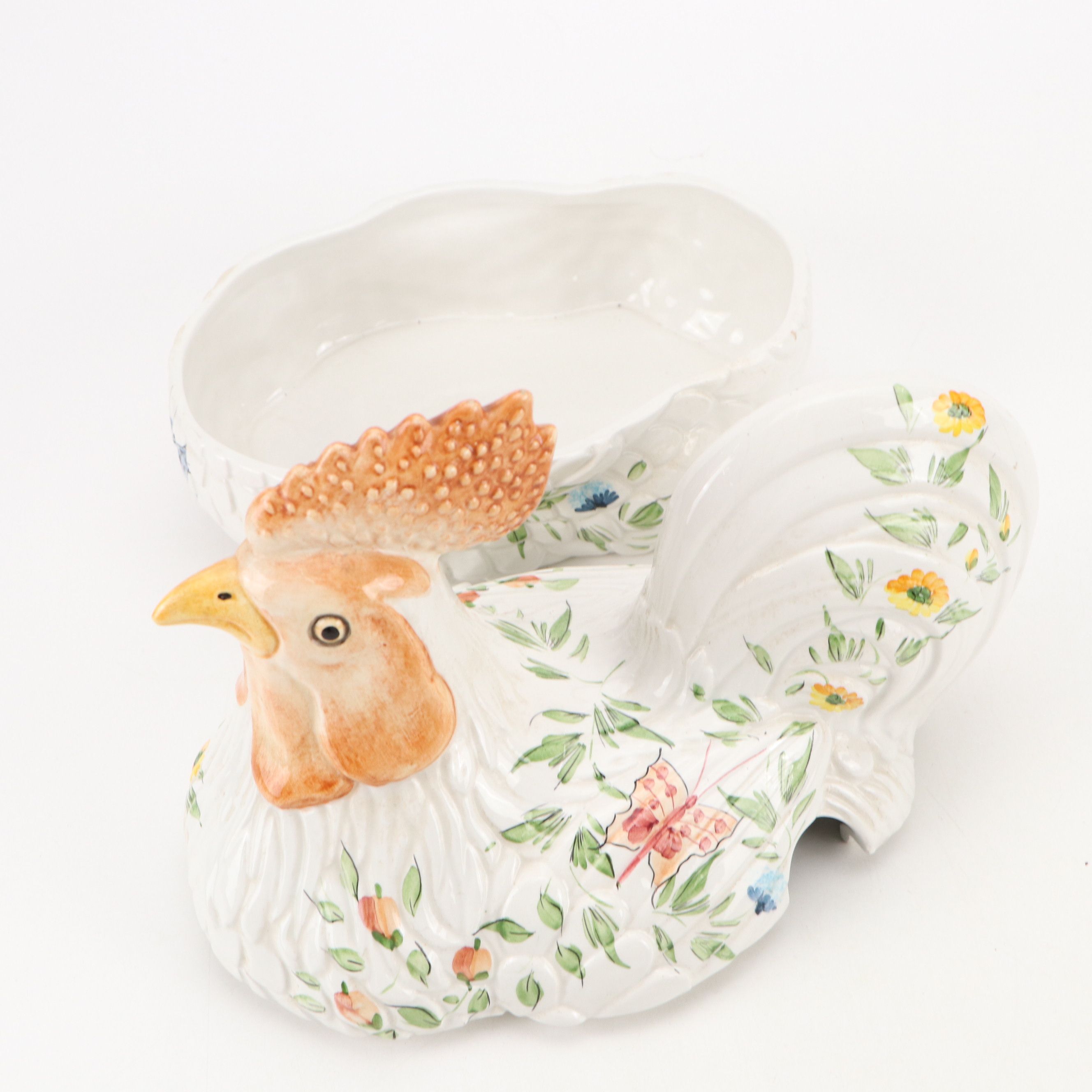 George Jones & Sons "Ivy Bower" Chamber Pot with Other Table Accessories