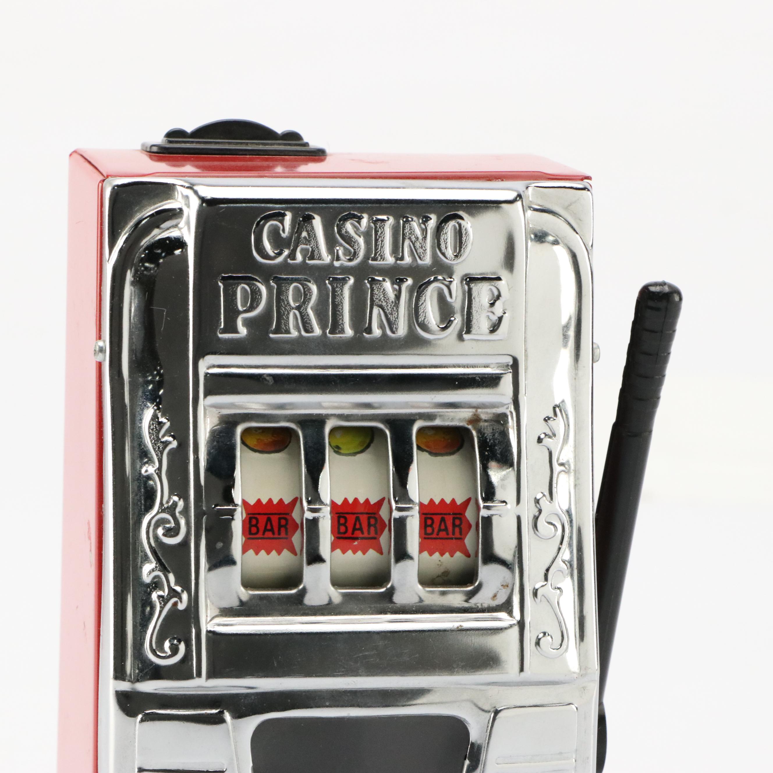 WACO "Casino Prince" Miniature Slot Machine Toy, Mid to Late 20th Century