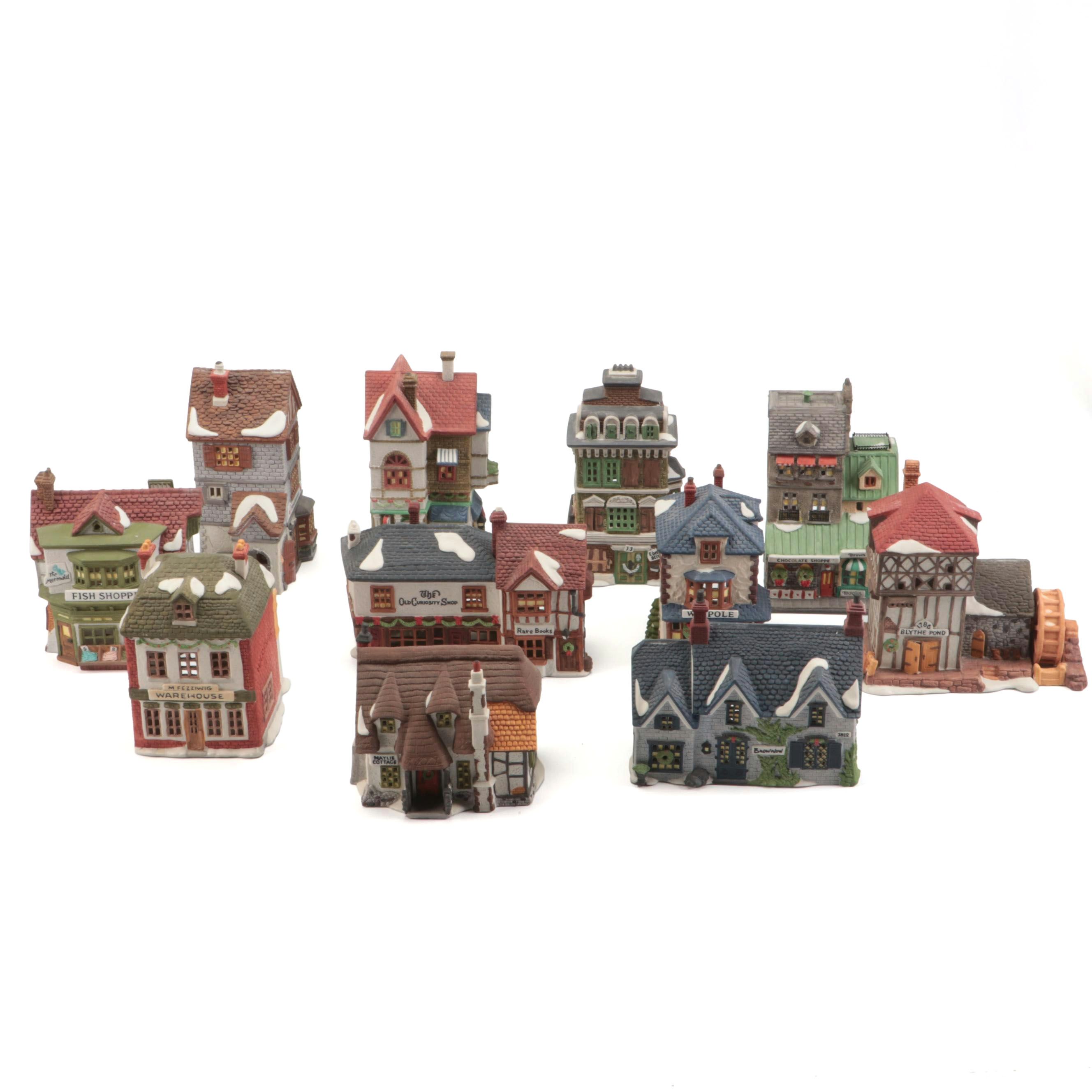 Dept. 56 Heritage Village Illuminated Porcelain Christmas Décor