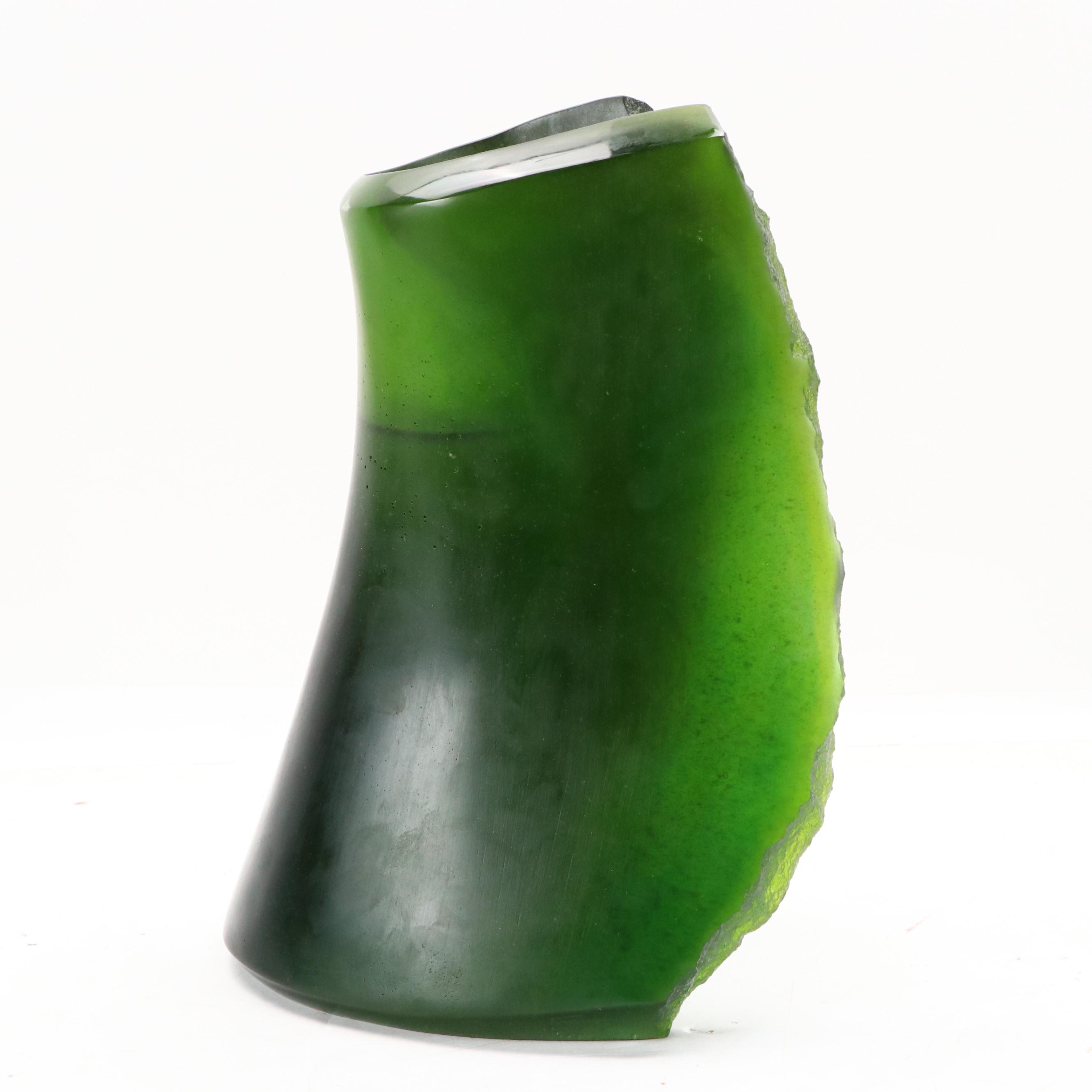 Daum France Pâte de Verre Abstract Sculpture