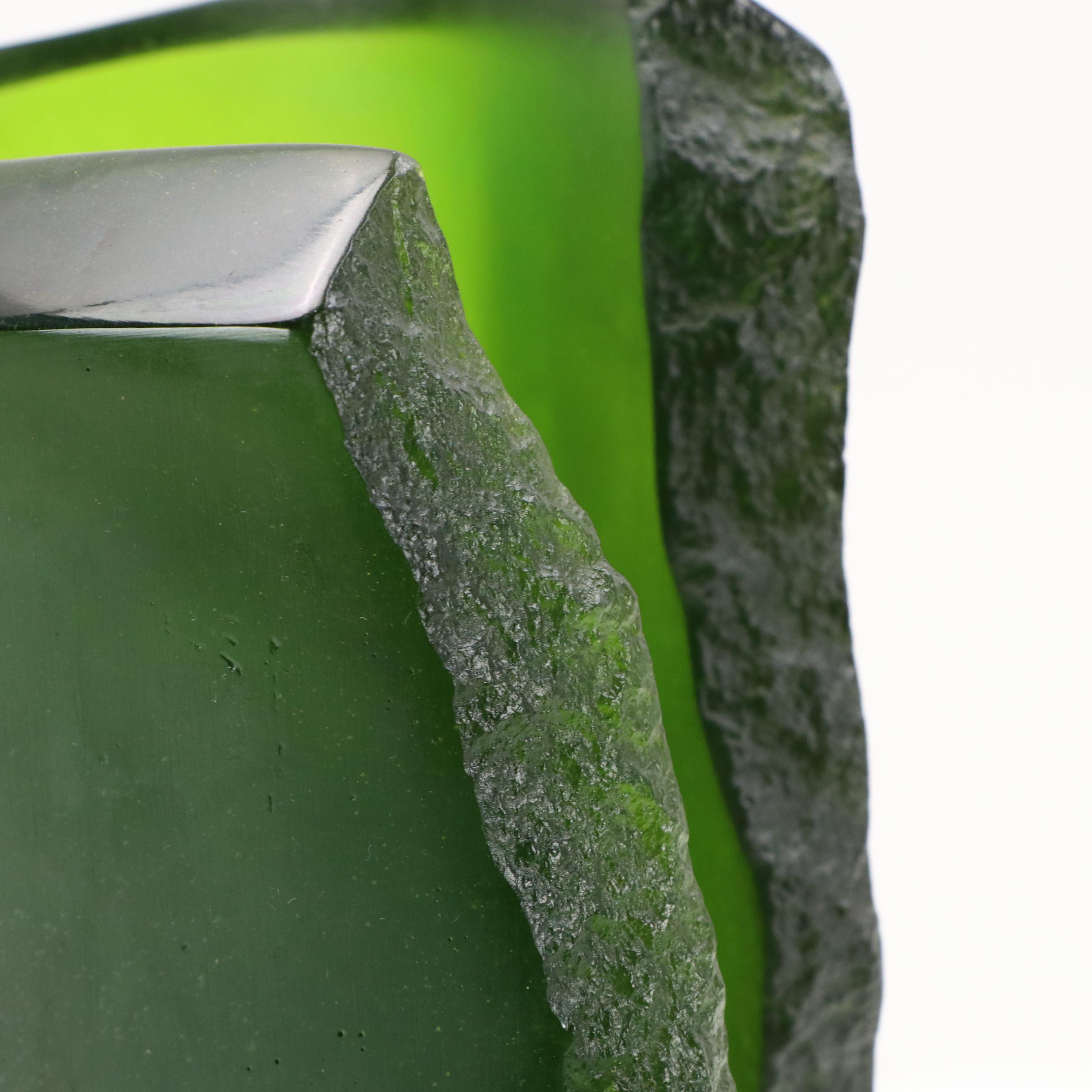 Daum France Pâte de Verre Abstract Sculpture