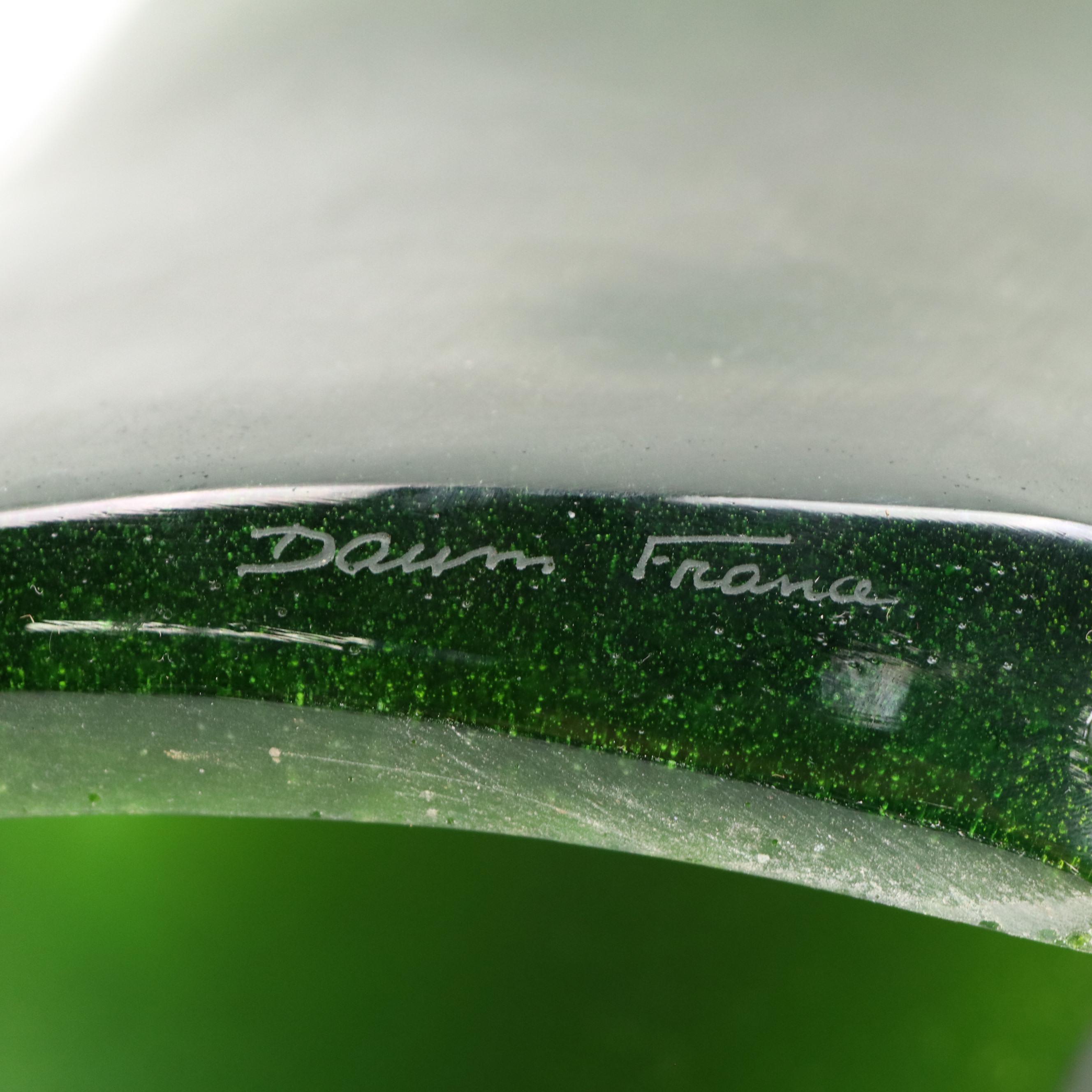 Daum France Pâte de Verre Abstract Sculpture