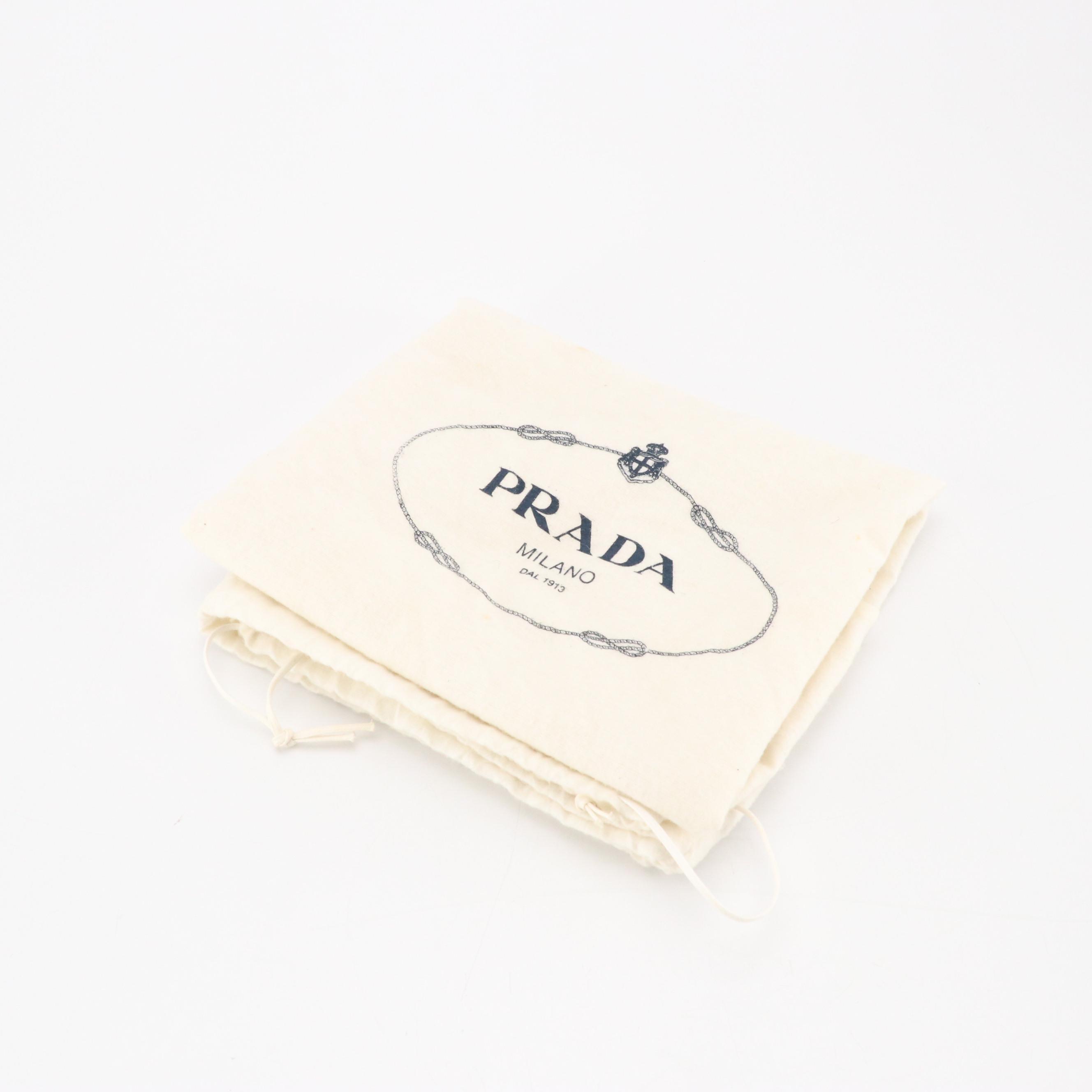 Prada Hobo Crossbody Bag in Brown Vitello Daino Leather