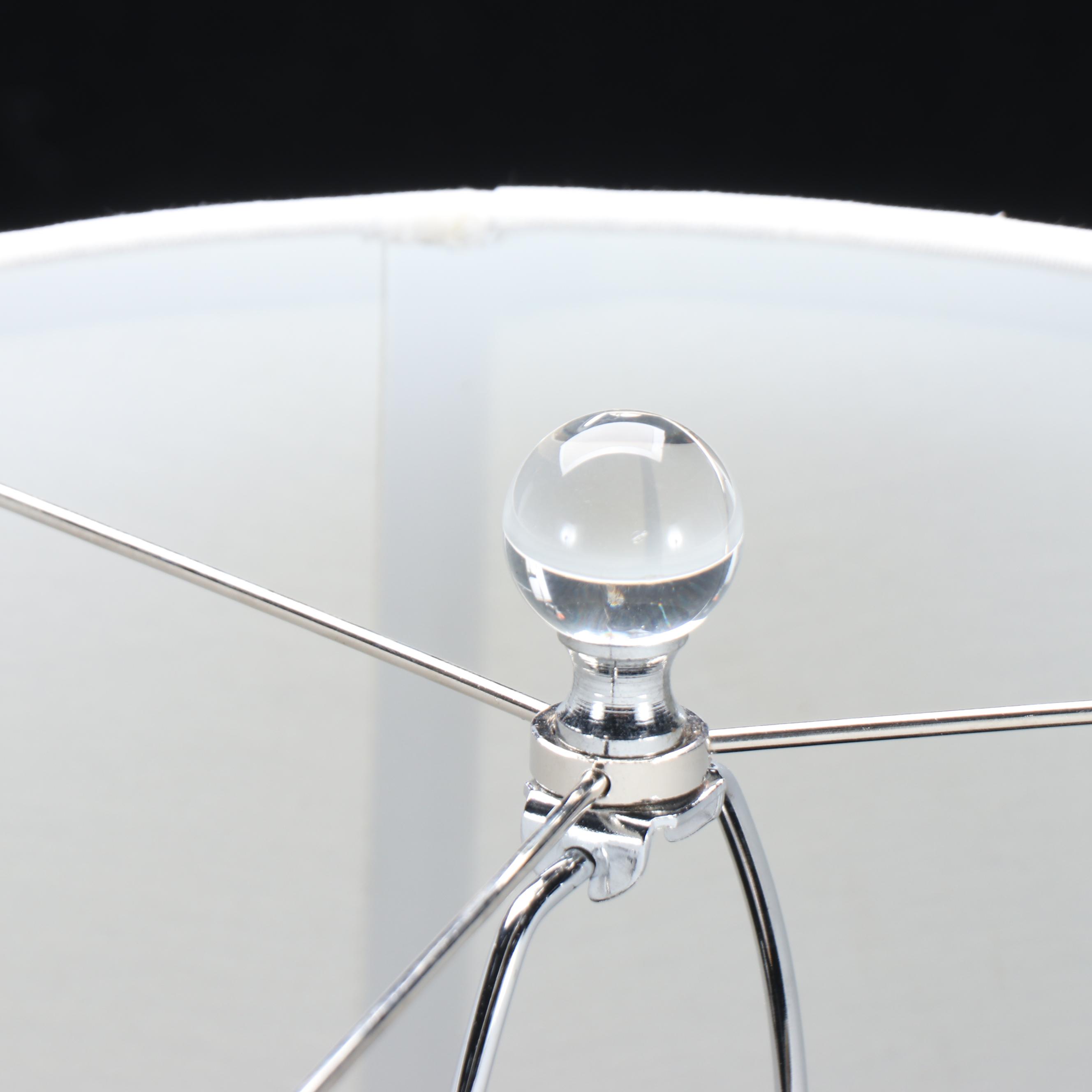 Ralph Lauren "Farrah" Crystal Glass Table Lamps