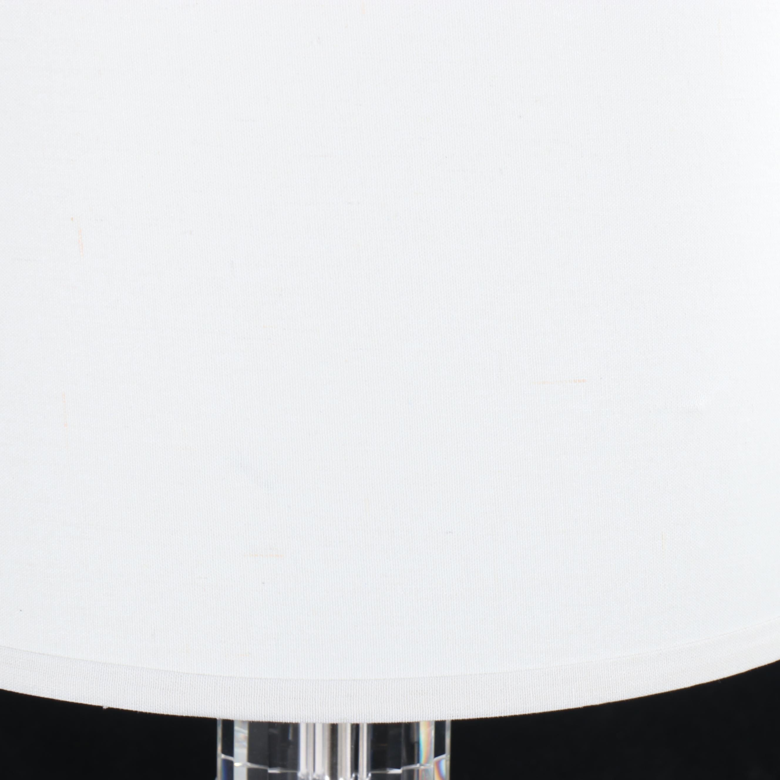 Ralph Lauren "Farrah" Crystal Glass Table Lamps