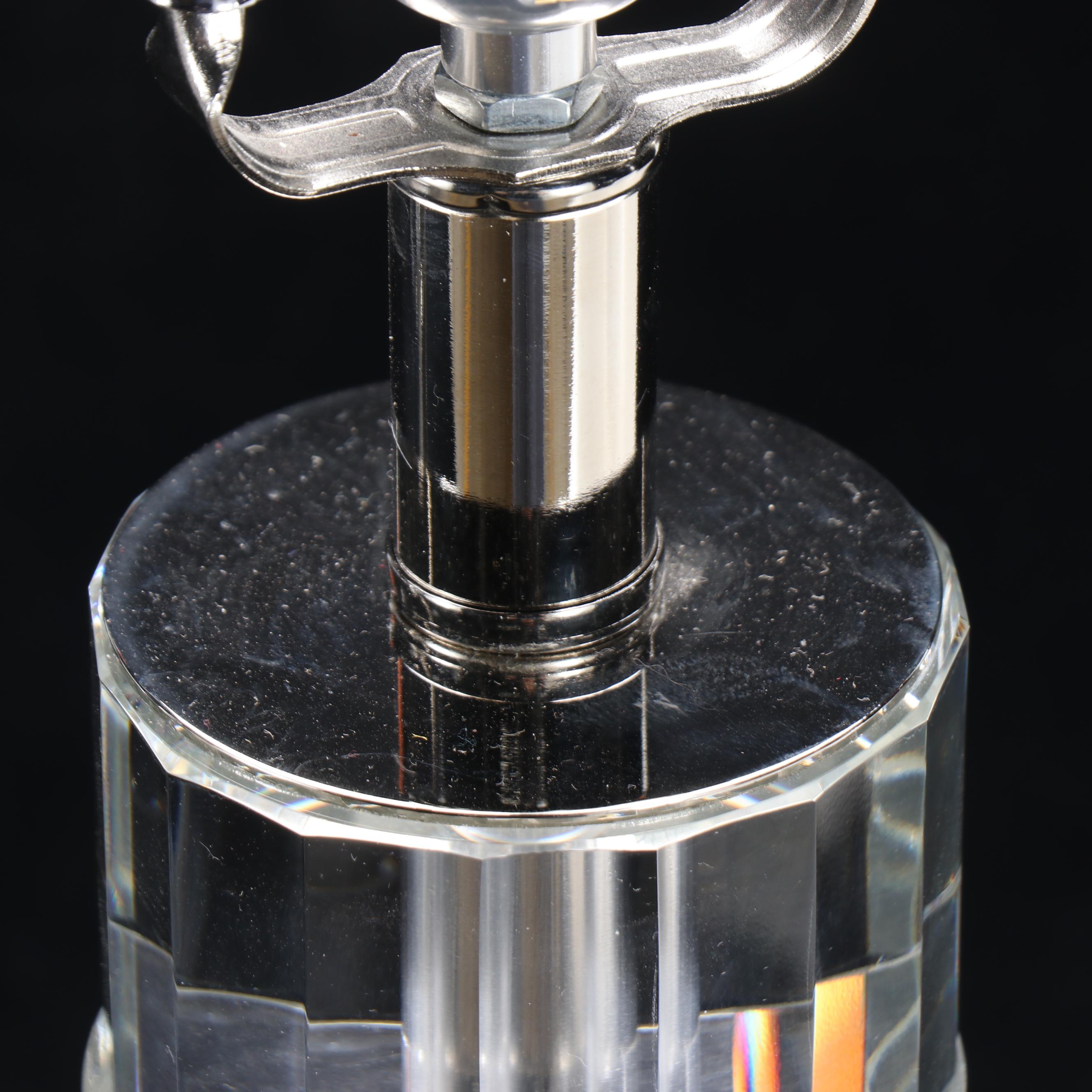 Ralph Lauren "Farrah" Crystal Glass Table Lamps